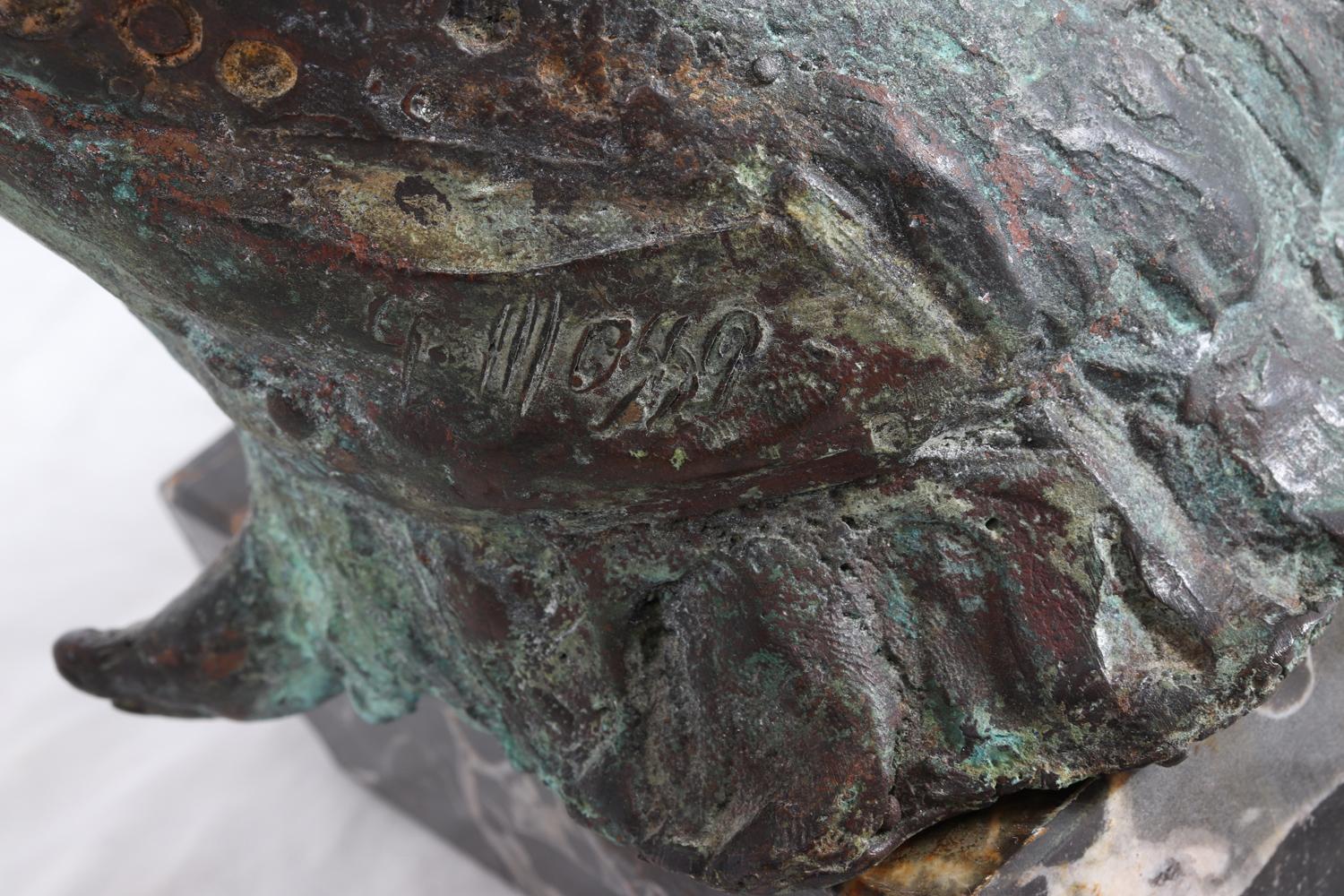 Bronze Lady Sculpture For Sale 7