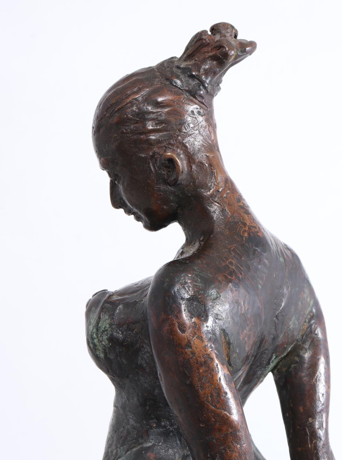 Bronze Lady Sculpture In Excellent Condition For Sale In Paddock Wood, Kent