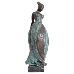 Bronze Lady Sculpture