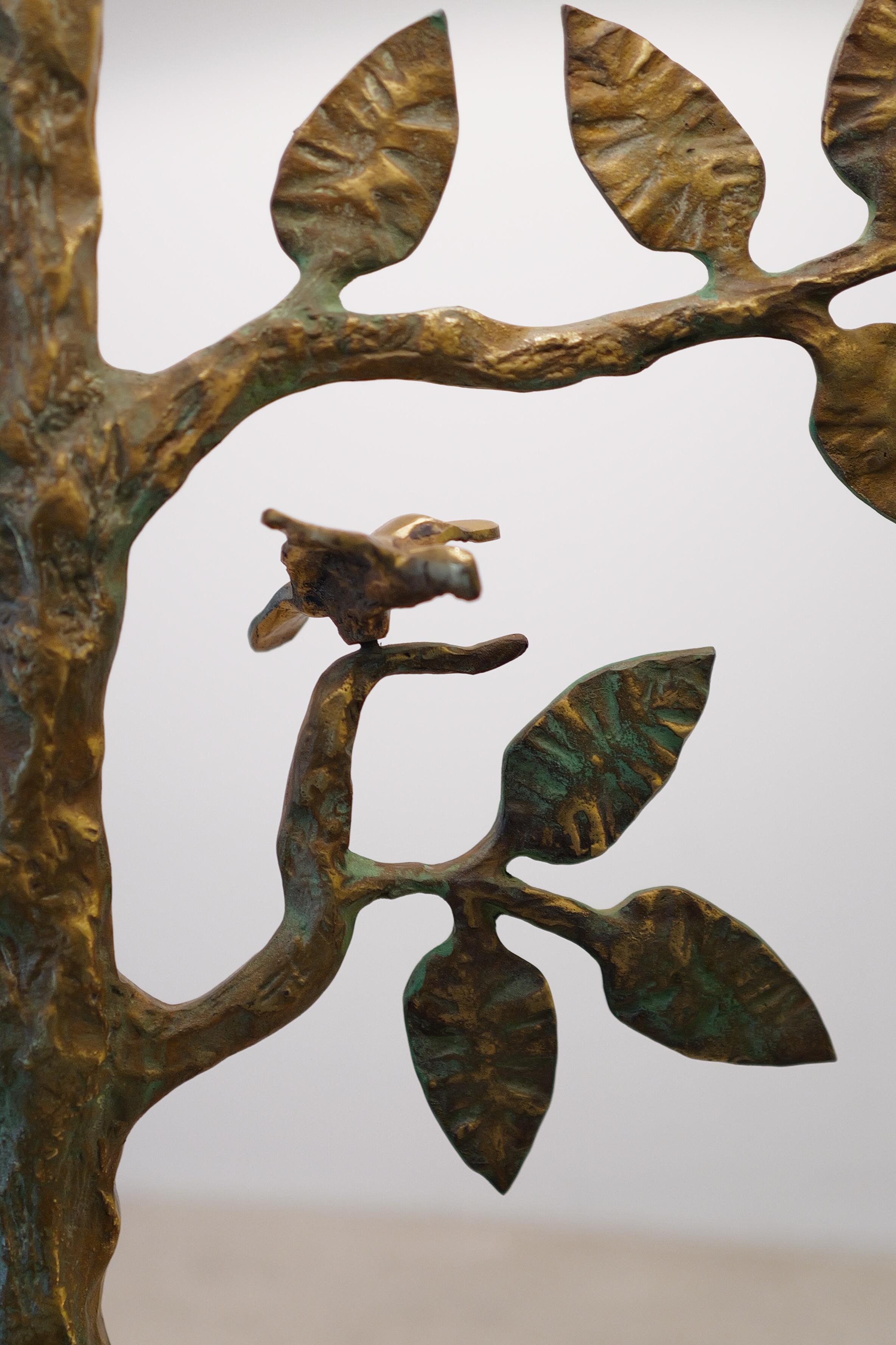 Lampe en bronze des années 50 ou 60 dans le style d'Alberto ou Diego Giacometti - Italie 4