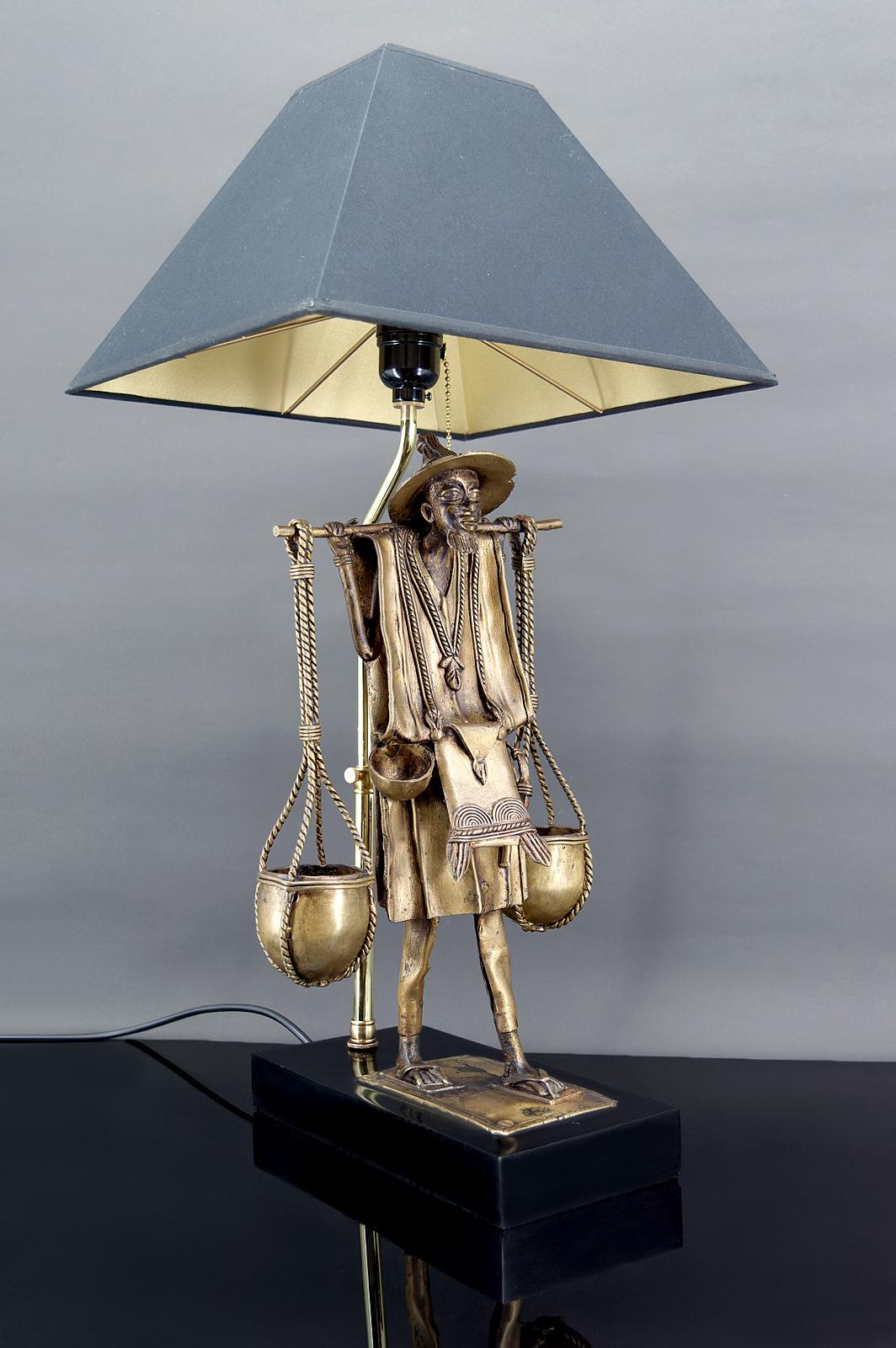 Metal Bronze lamp, 
