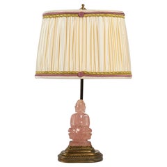 Bronze Lamp, Stone Buddha