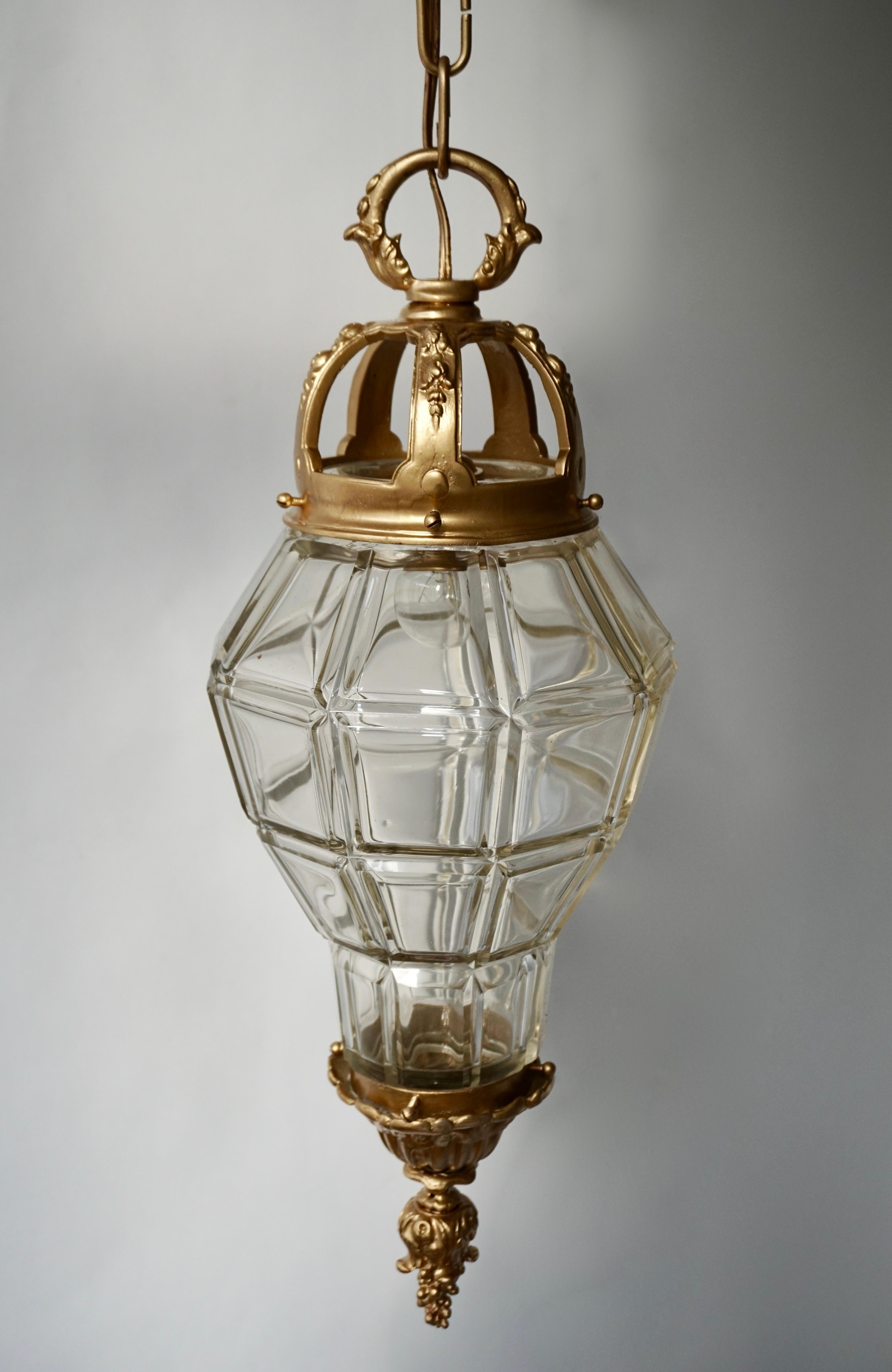 20th Century Bronze Lantern For Sale