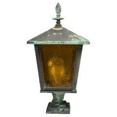 Bronze lantern from a Chicago Brewery
