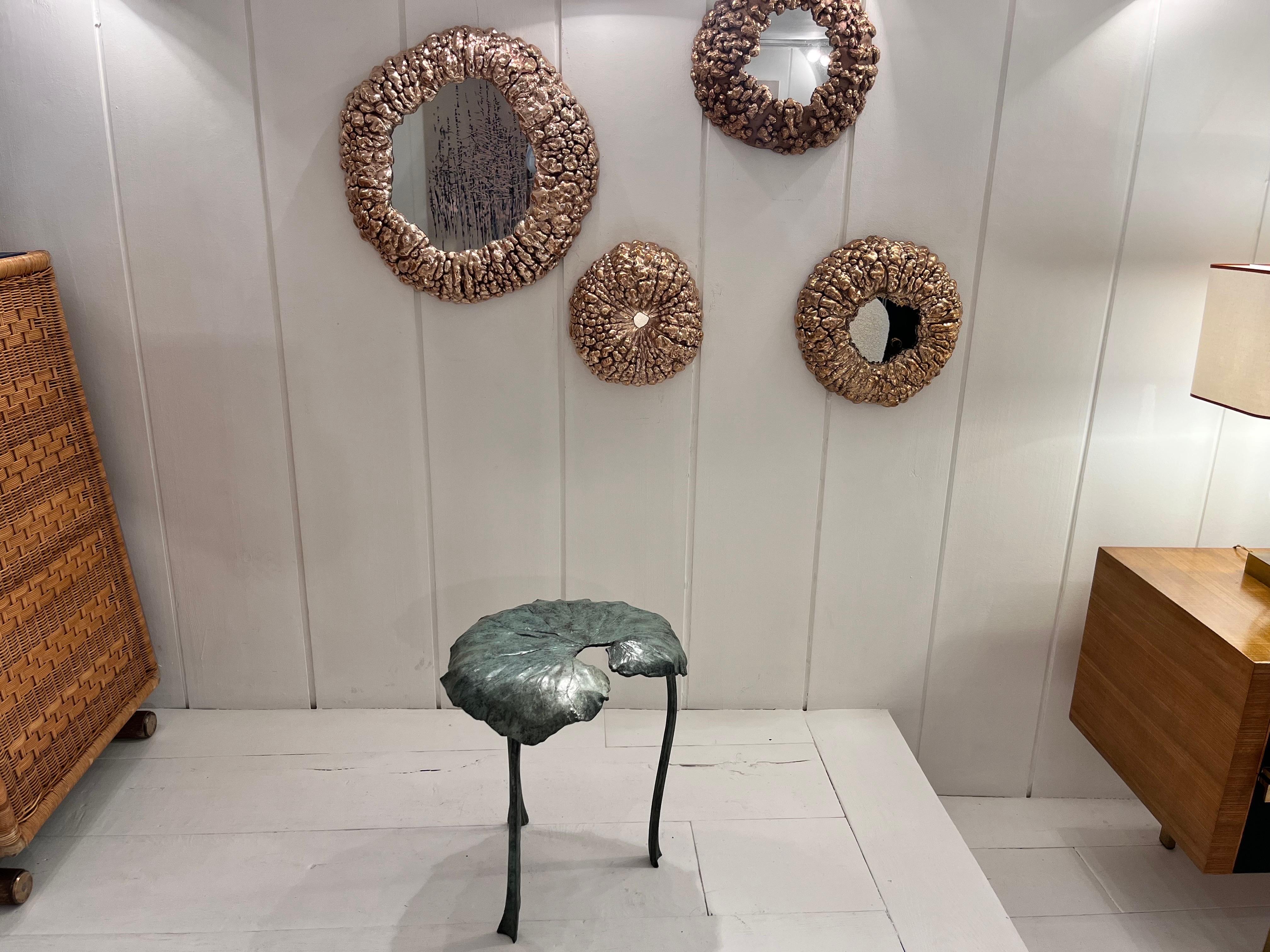 Bronze Large Bubble Mirror by Clotilde Ancarani  For Sale 6