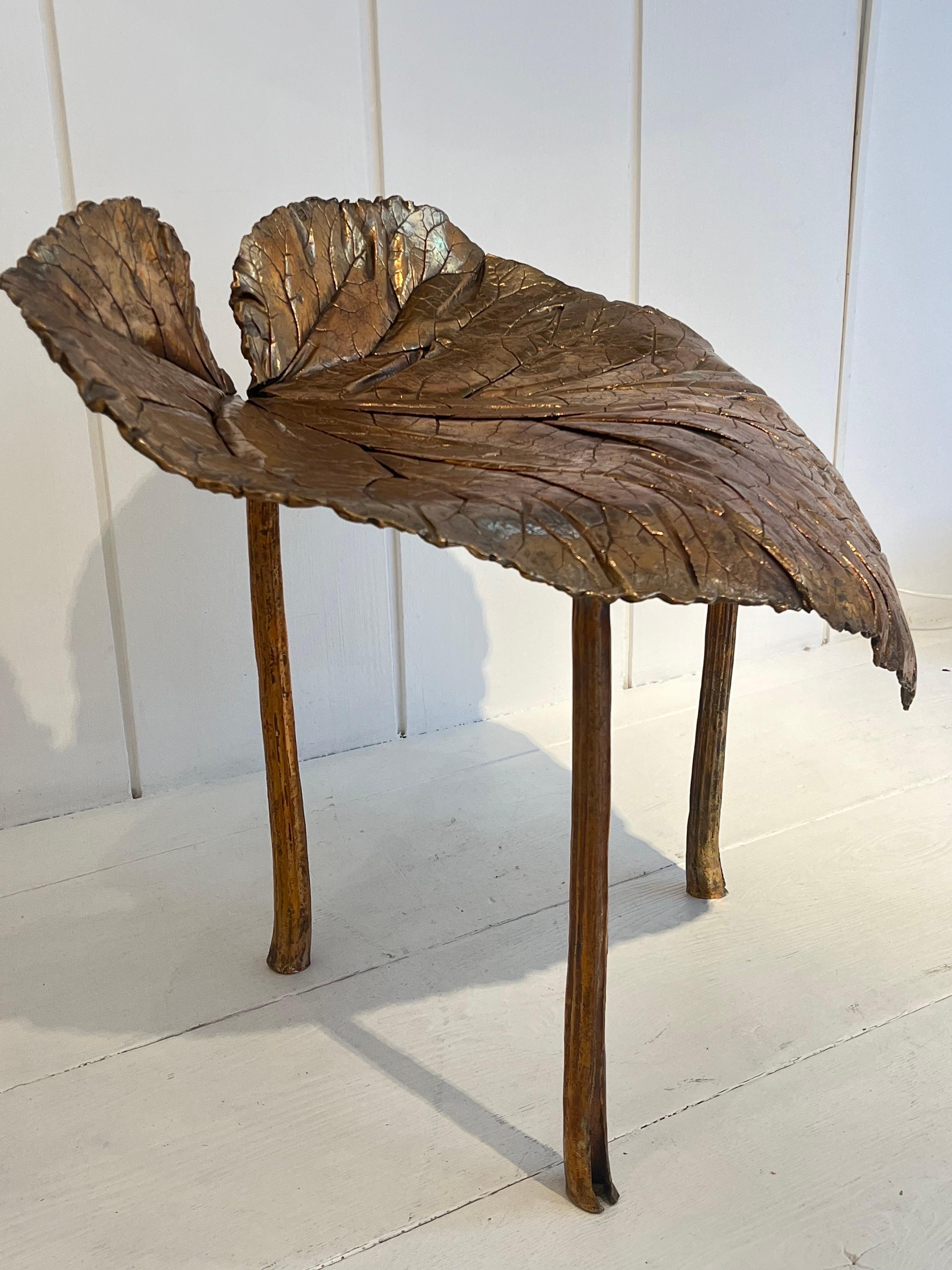 Bronze Large Stool by Clotilde Ancarani  For Sale 4