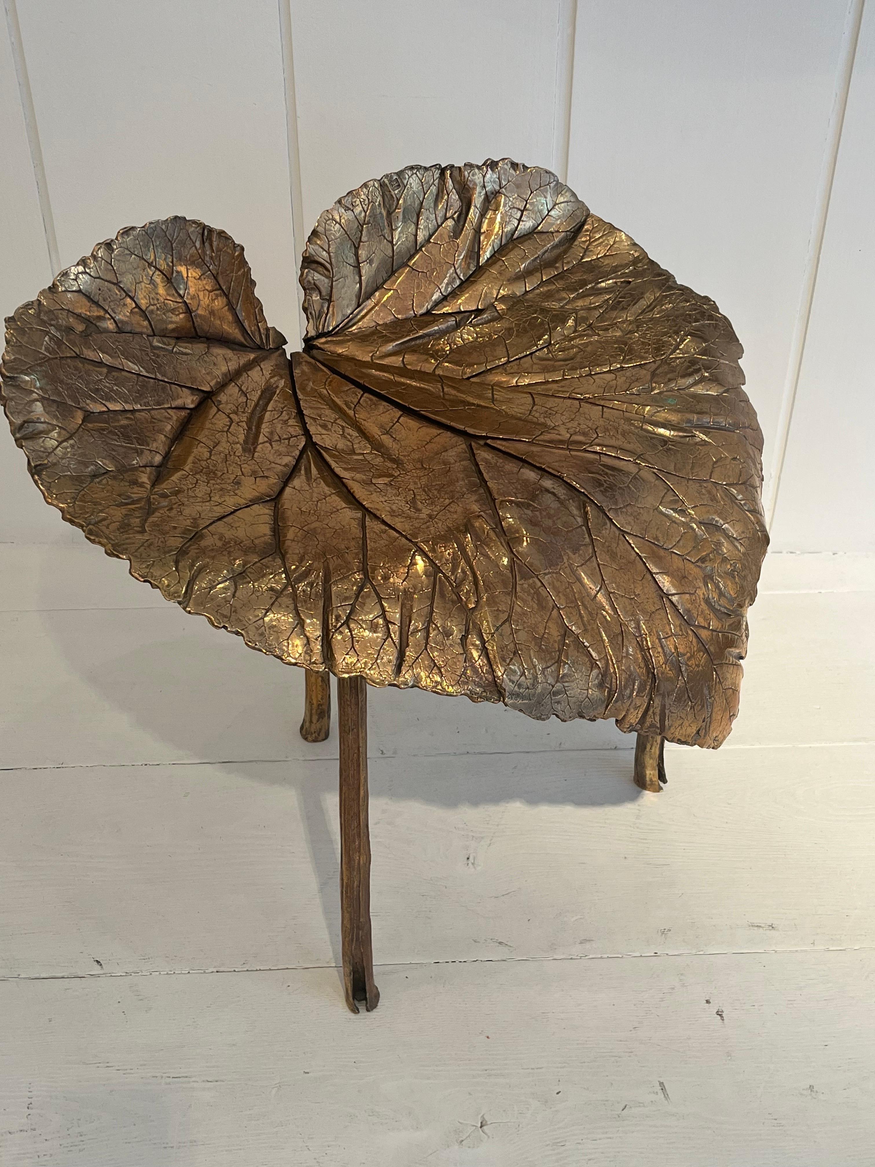 Bronze Large Stool by Clotilde Ancarani  For Sale 1