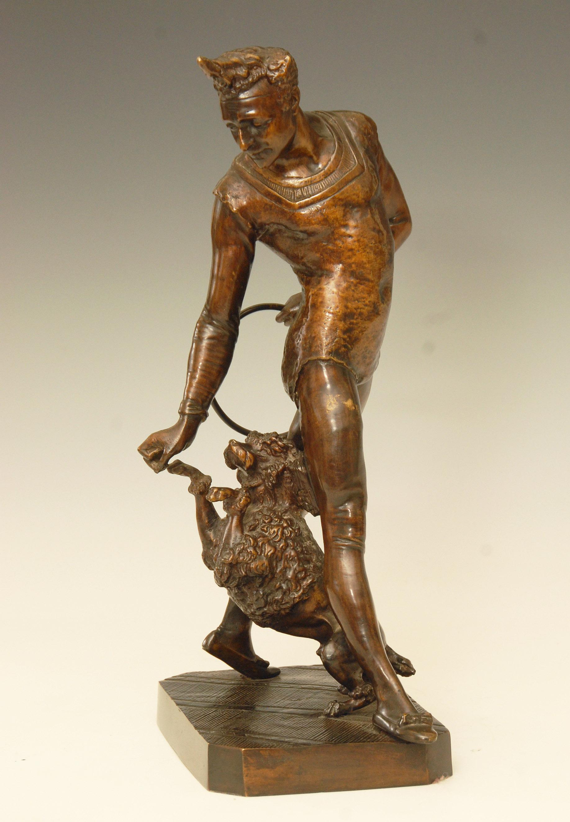 Bronze Late 19th Century Sculpture / Statue by George de Chemellier For Sale 5