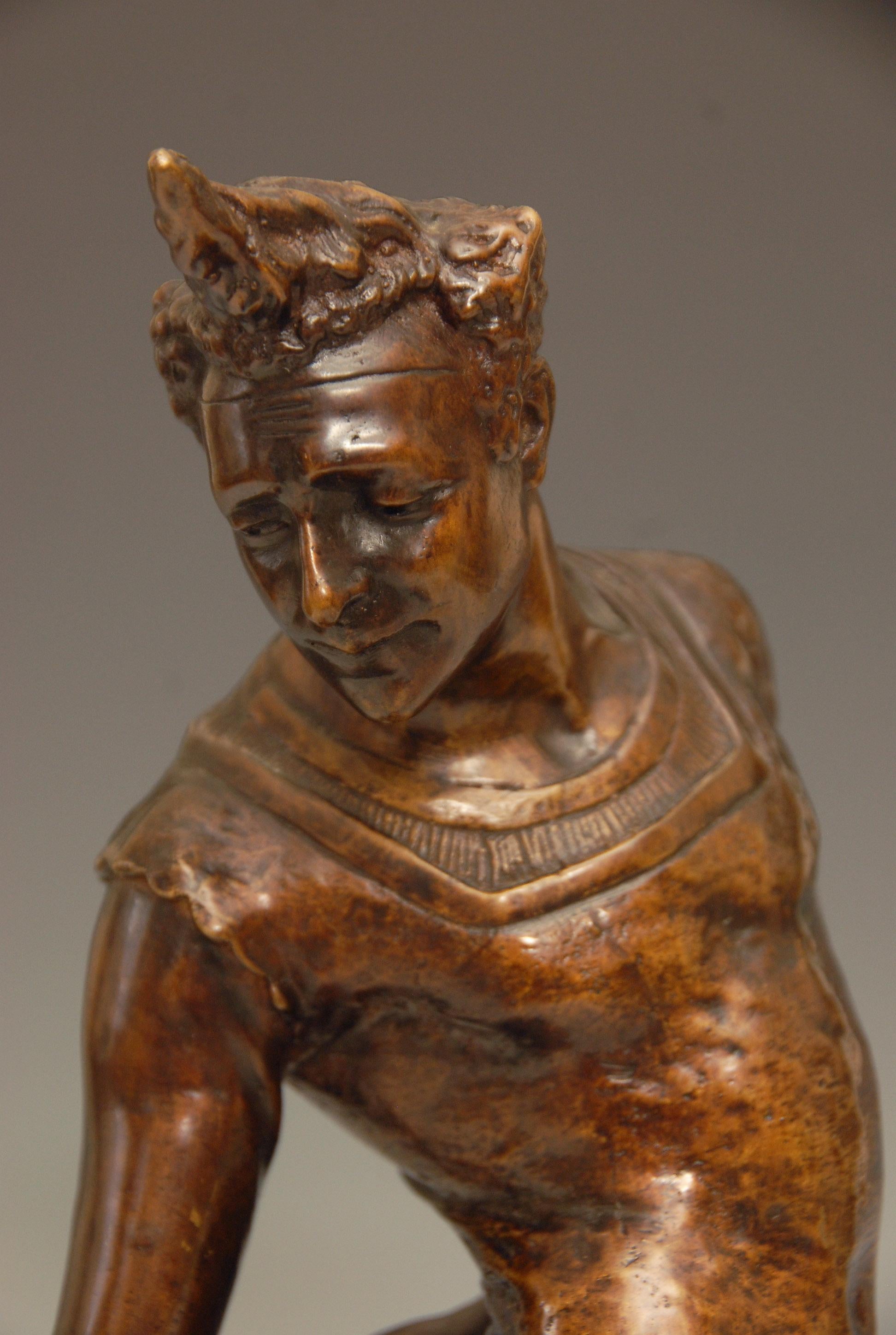French Bronze Late 19th Century Sculpture / Statue by George de Chemellier For Sale
