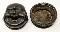 Bronze Laughing Budai Censer