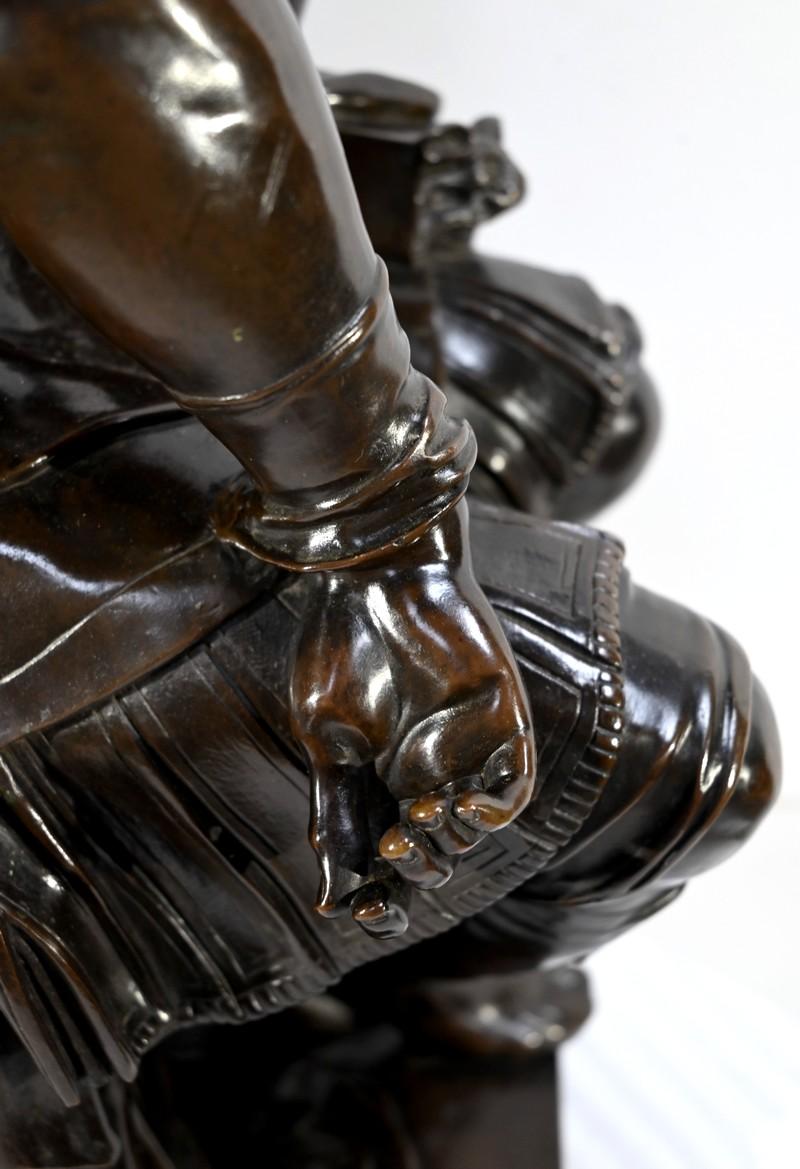 Escultura de bronce 