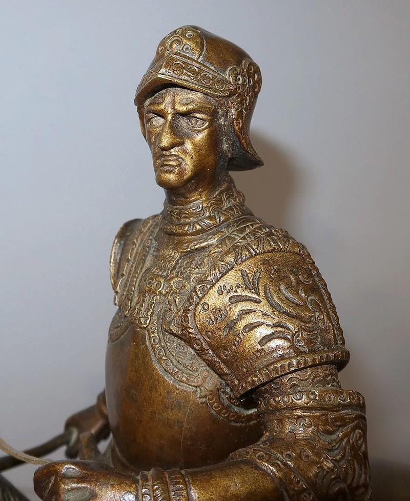 Sculpture en bronze Le Colleone d'après Verrocchio - 19e siècle en vente 4