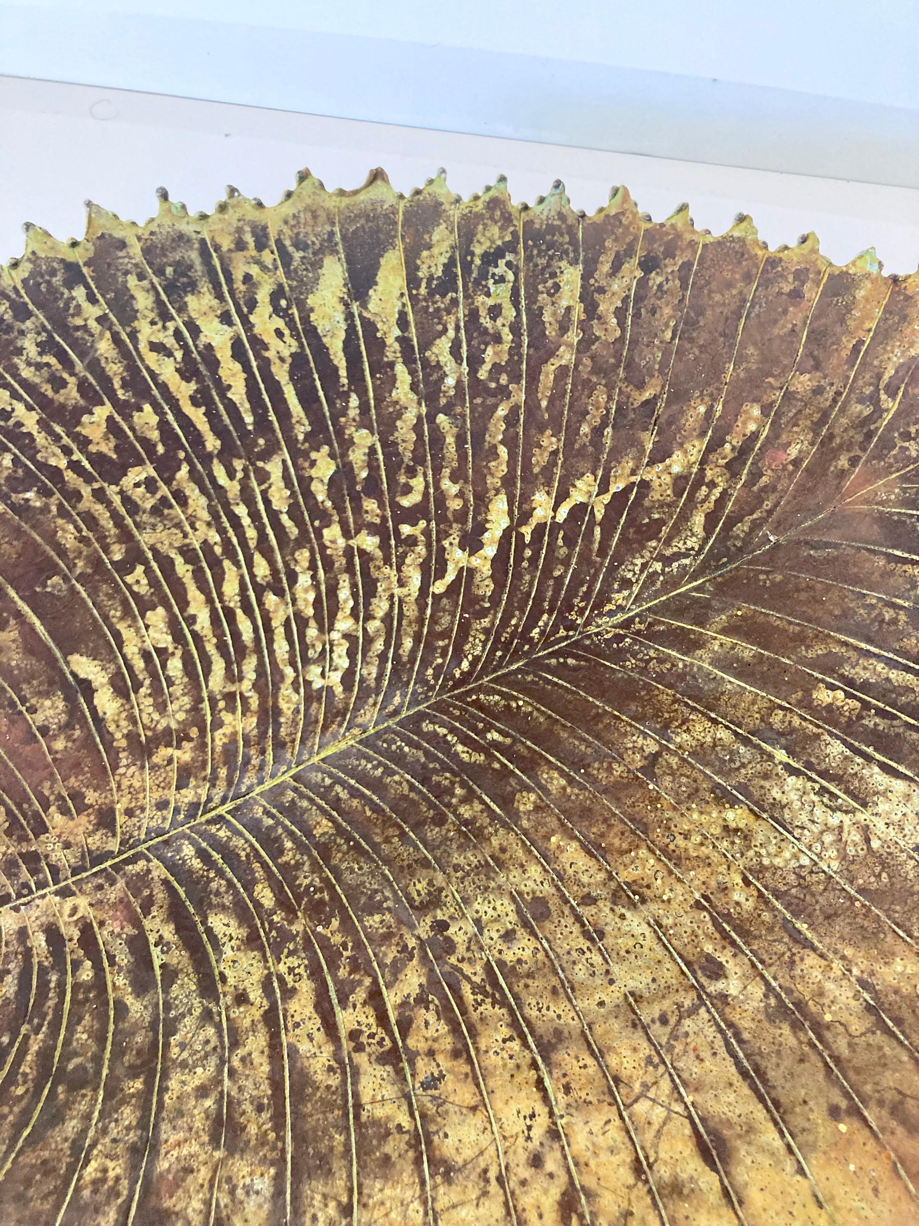 Bronze Leaf Centerpiece Sculpture #6 For Sale 1