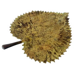 Bronze Leaf Centerpiece Sculpture #7