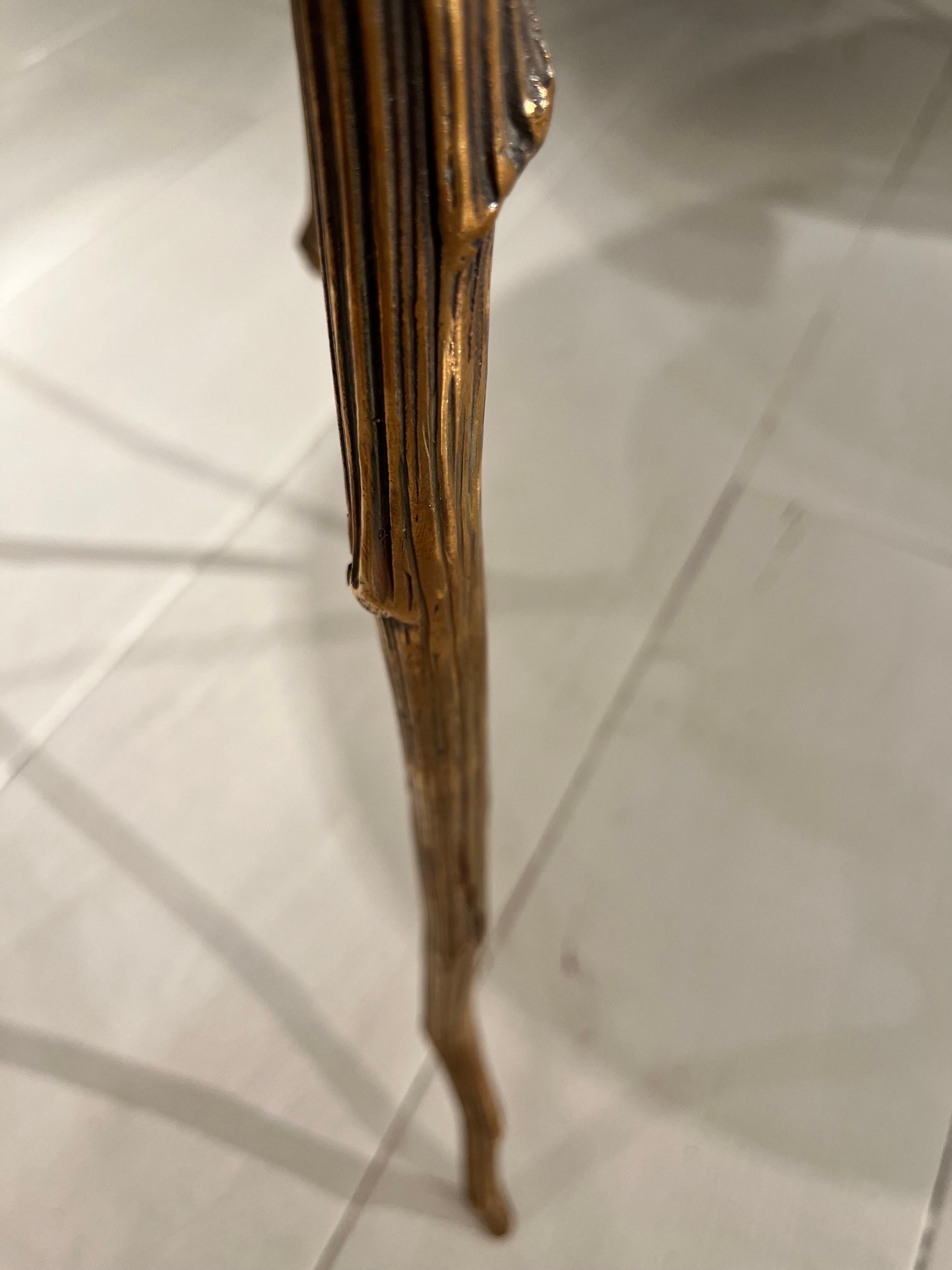Bronze Leaf Stool by Clotilde Ancarani 4
