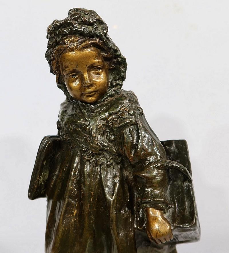 XX secolo Scultura in bronzo 