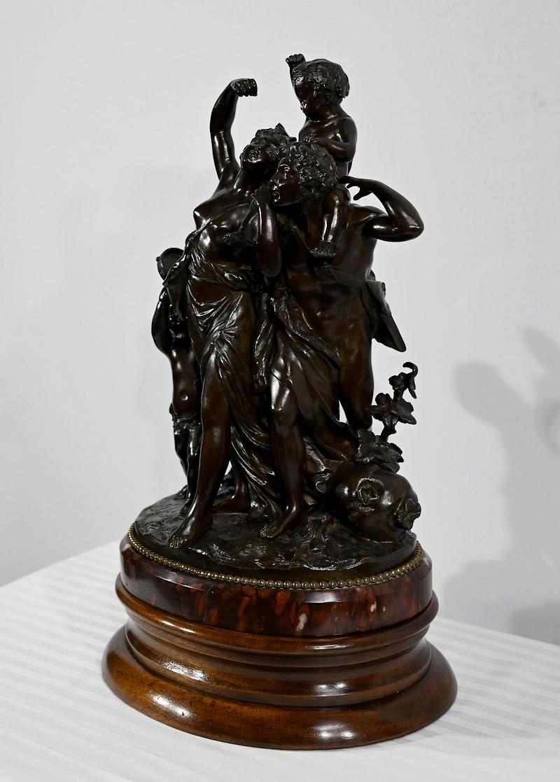 Francese Scultura in bronzo 