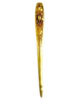 Bronze Letter Opener Art Nouveau early 20th century signed Rischmann, France
