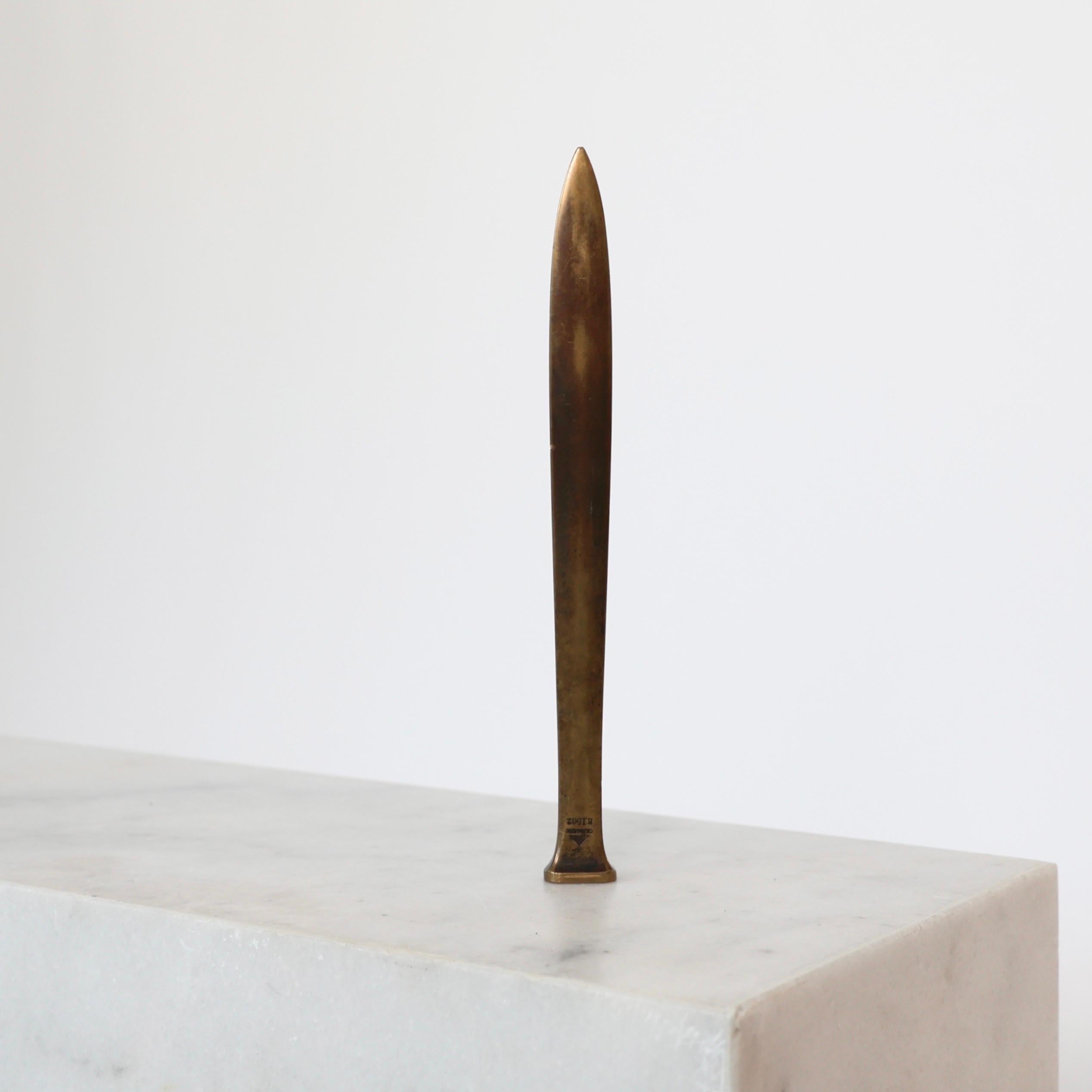 Bronze Letter Opener by Just Andersen, 1930s, Denmark In Good Condition For Sale In Værløse, DK