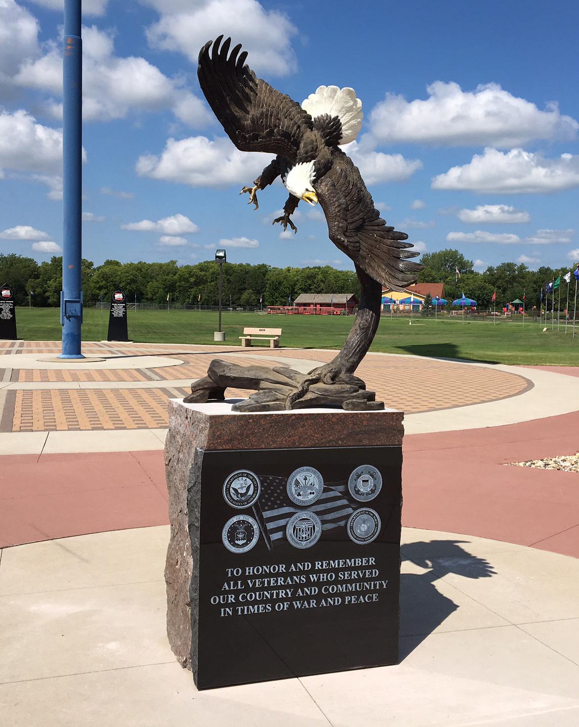 Our lost-wax bronze eagle statues are stunning additions to our beloved bronze patriotic collection. An eagle naturally makes one think of freedom and patriotism because of their connection to our country and soldiers. Our array of bronze eagle