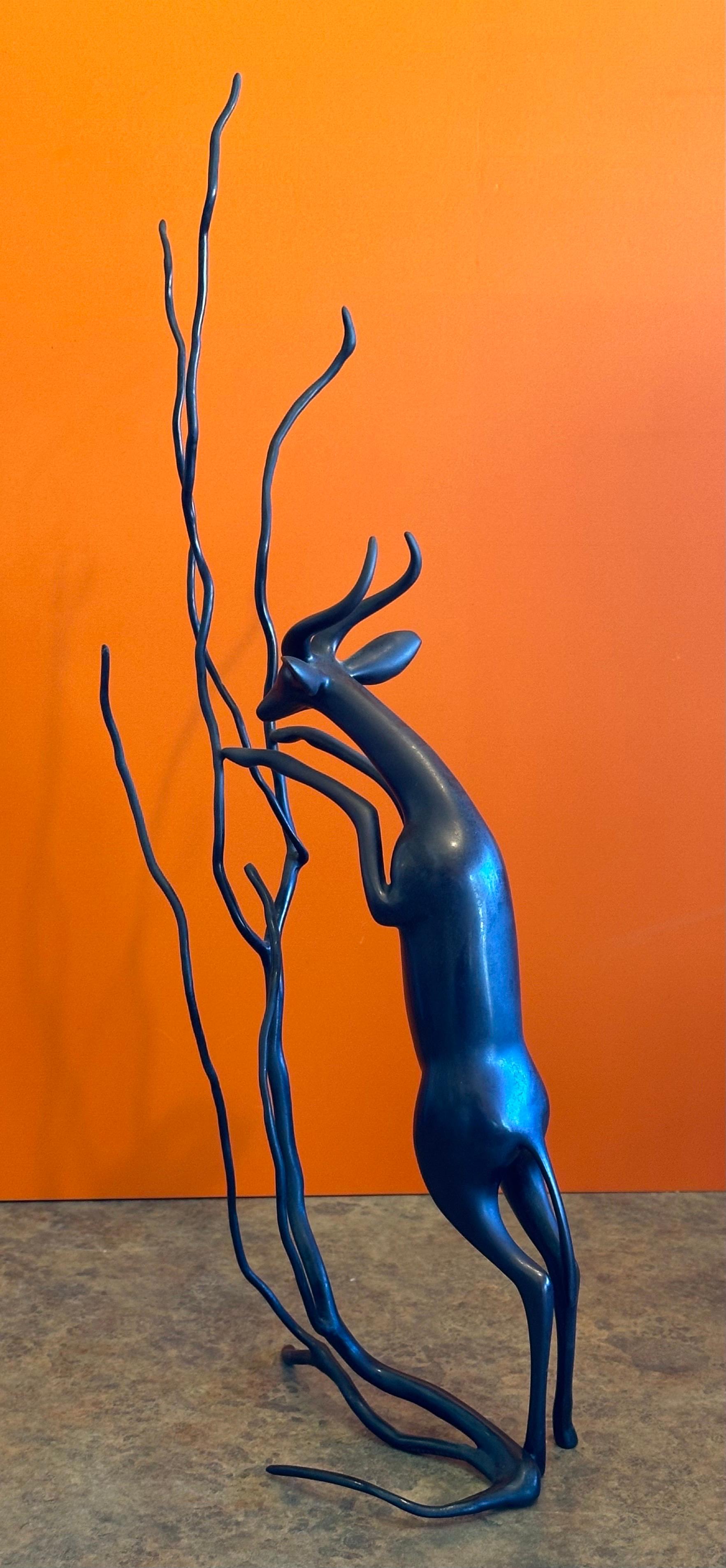 Mid-Century moderno Scultura in bronzo in edizione limitata 