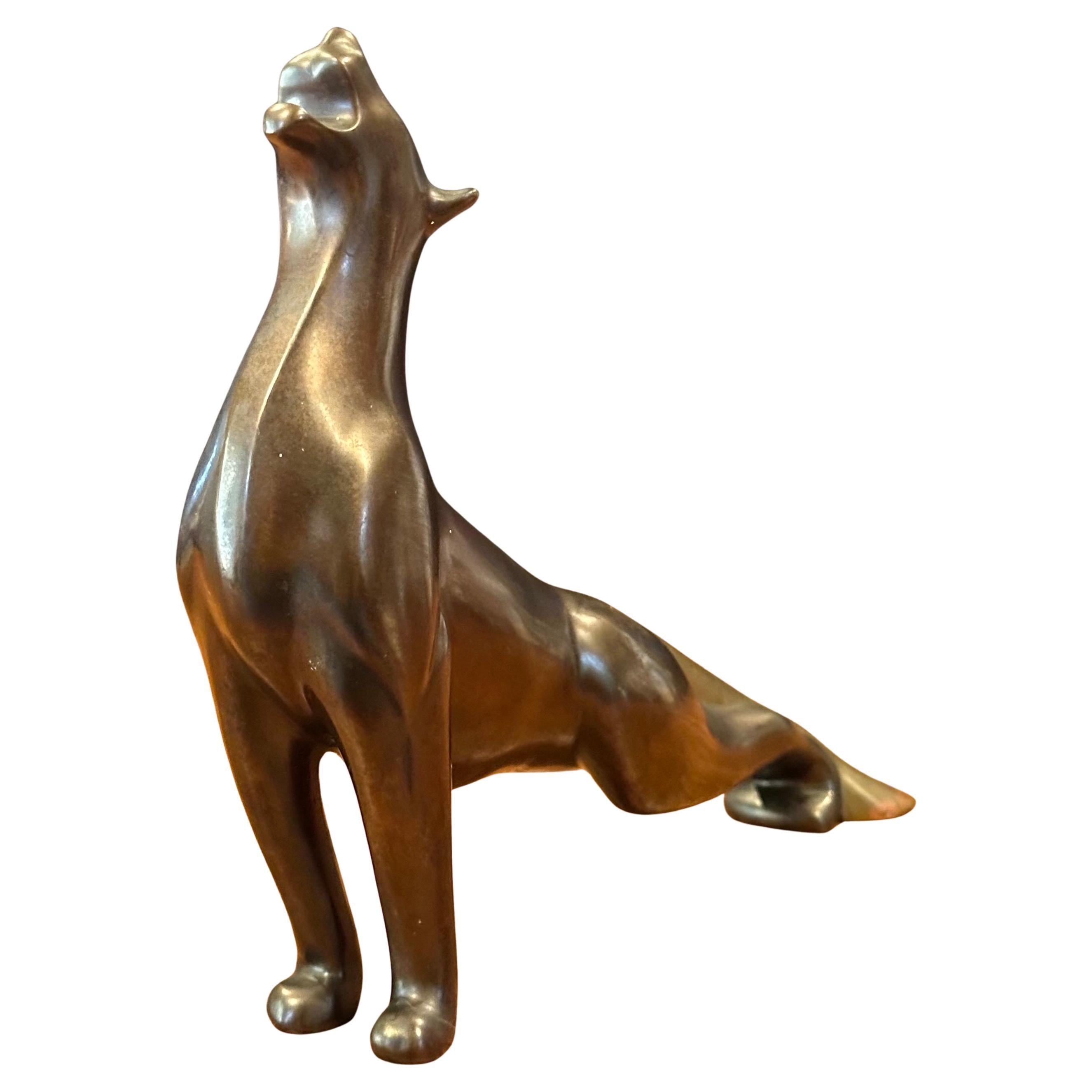 Mid-Century moderno Scultura in bronzo in edizione limitata 