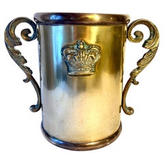 Bronze Lined Champagne Chiller Bucket or Planter