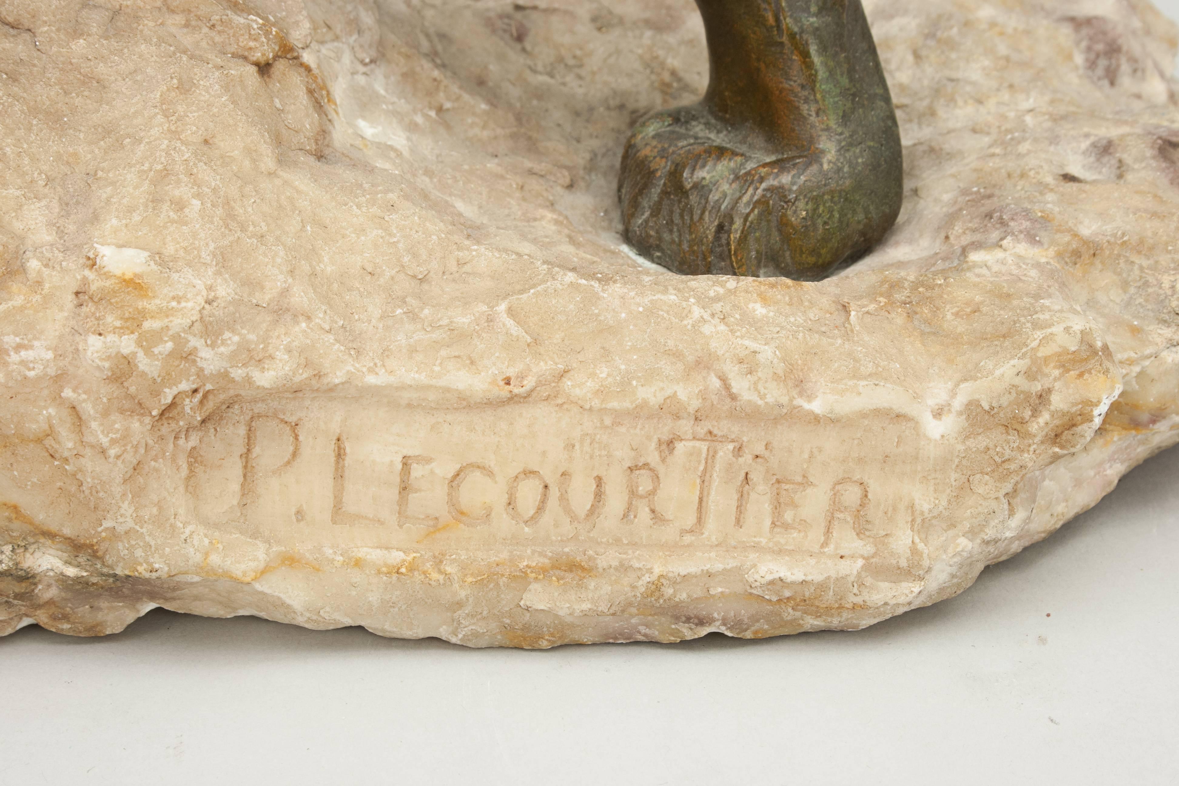 p.lecourtier bronze