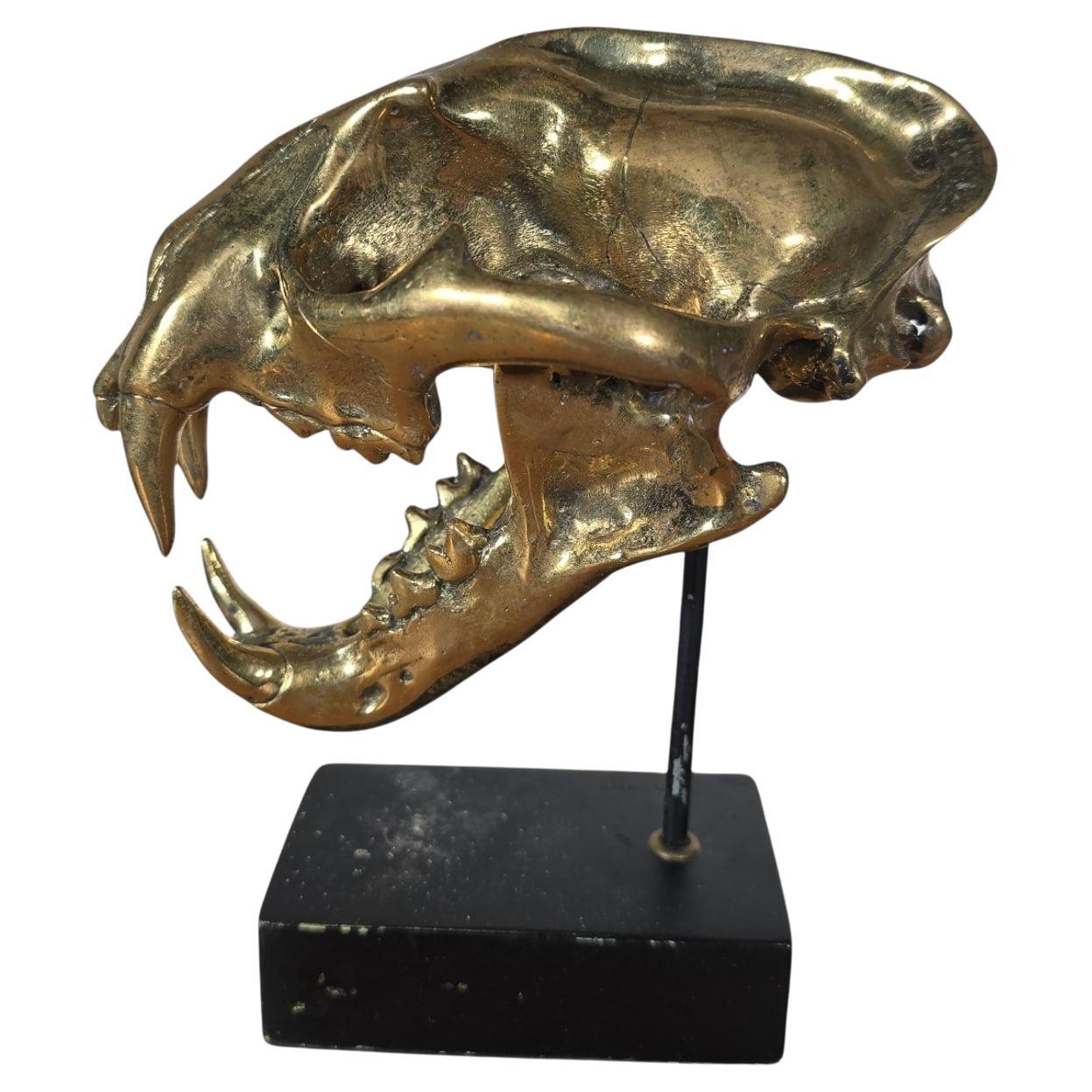 What does a lion statue symbolize?