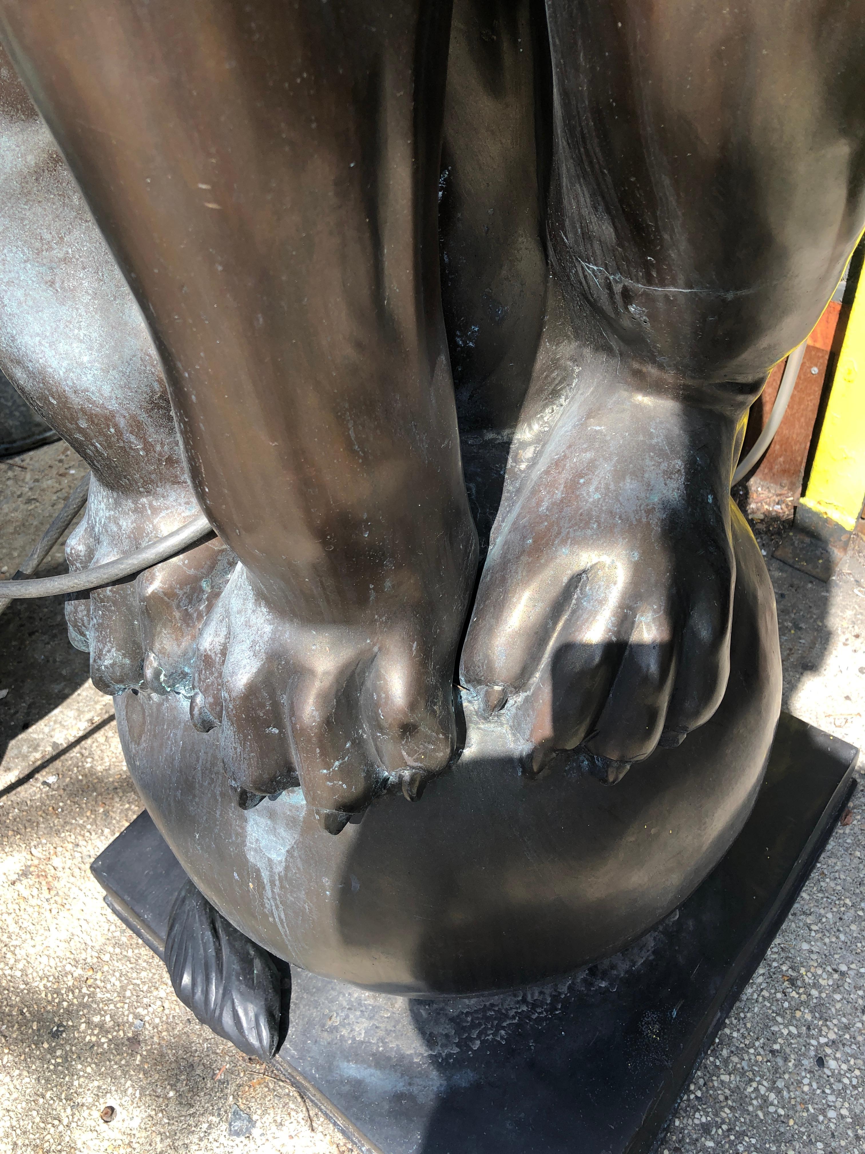 Statues de lion bronze en vente 1