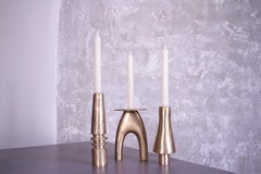 Bronze Lobi Candleholders by Pia Chevalier and Ambre Jarno