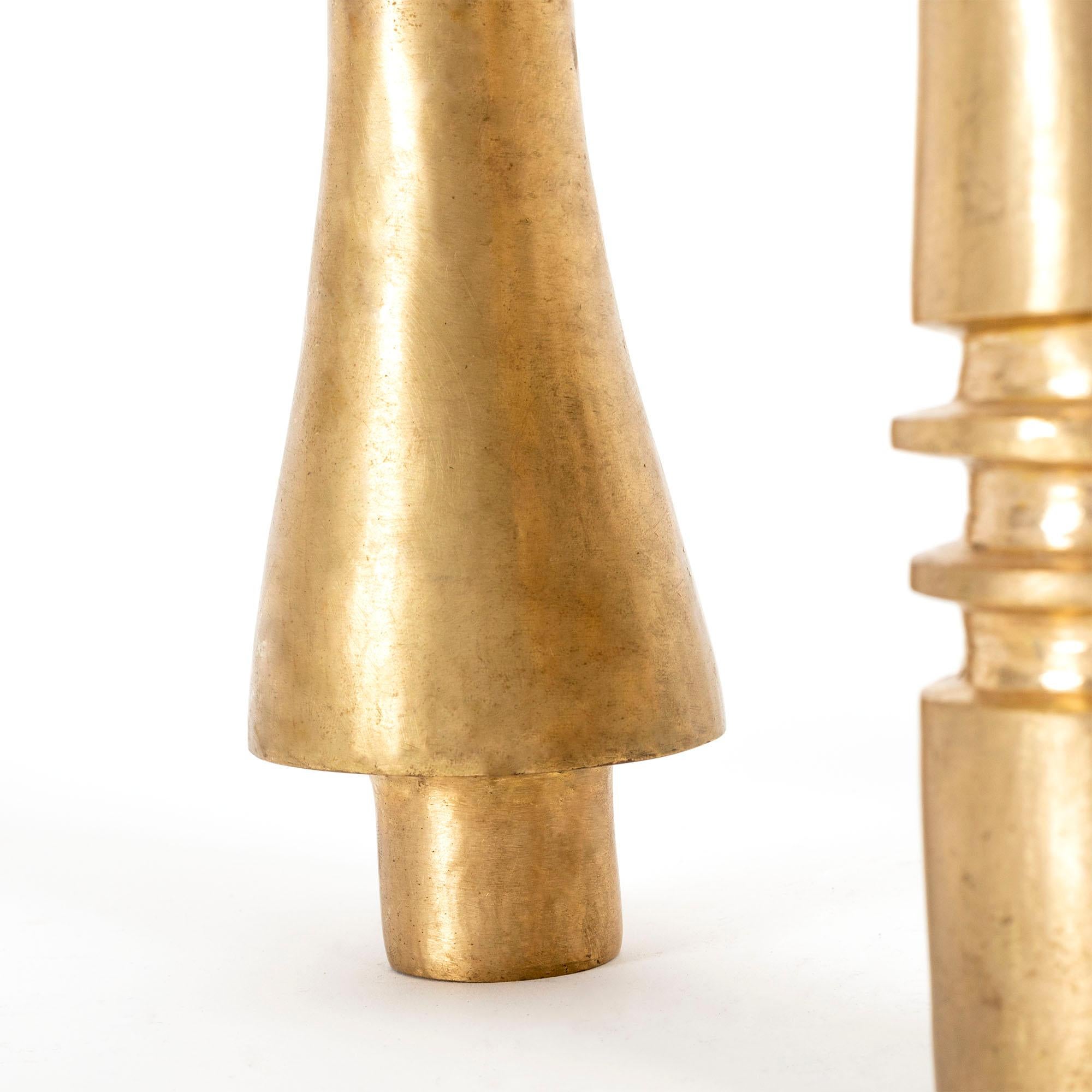 Bronze Lobi Candleholders by Pia Chevalier and Ambre Jarno In New Condition In Geneve, CH