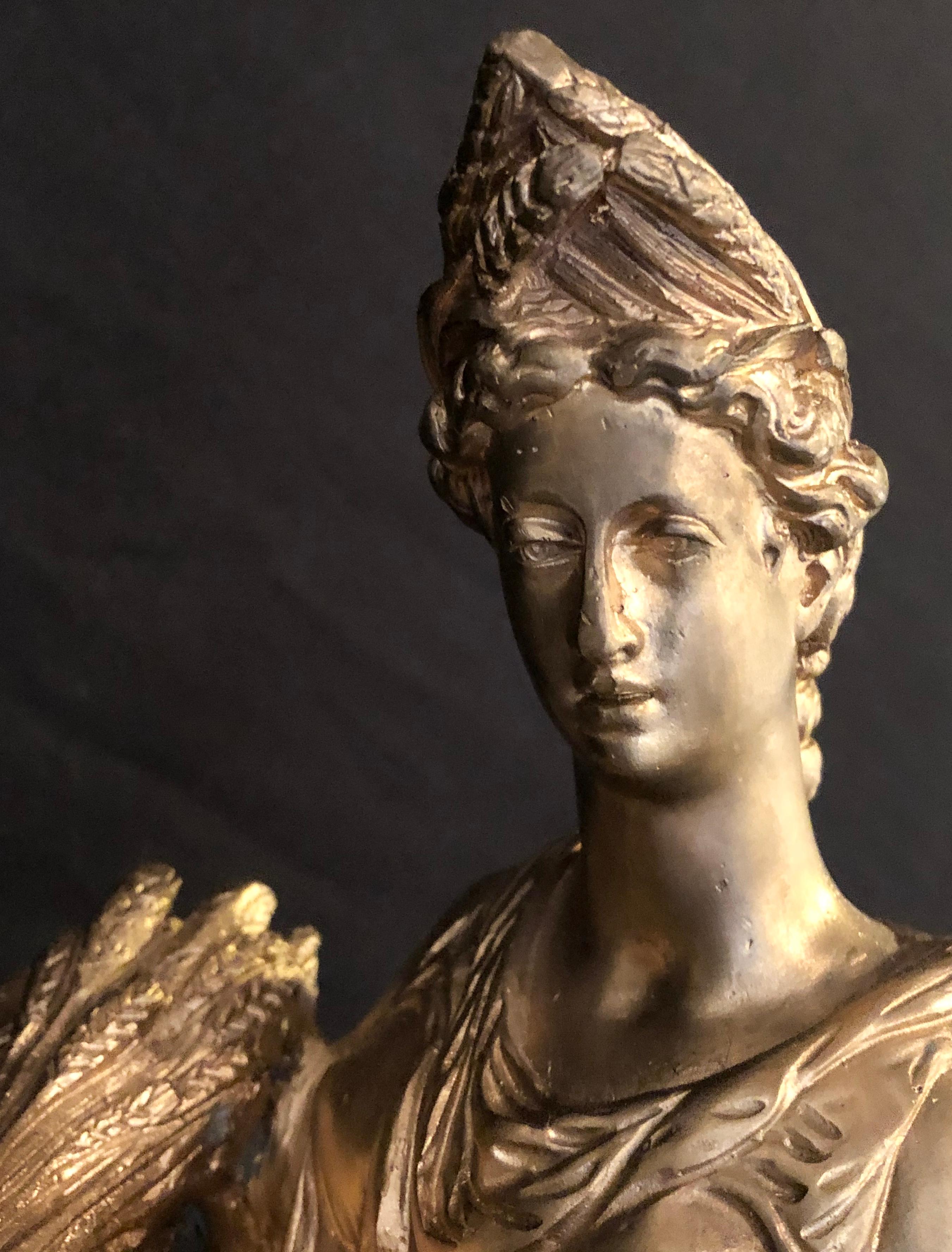 Late 20th Century Bronze Louis XV Style Centerpiece or Jardinière, Seated with Flaking Maidens