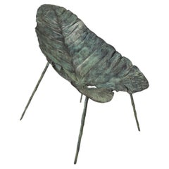 Fauteuil de salon en bronze de Clotilde Ancarani