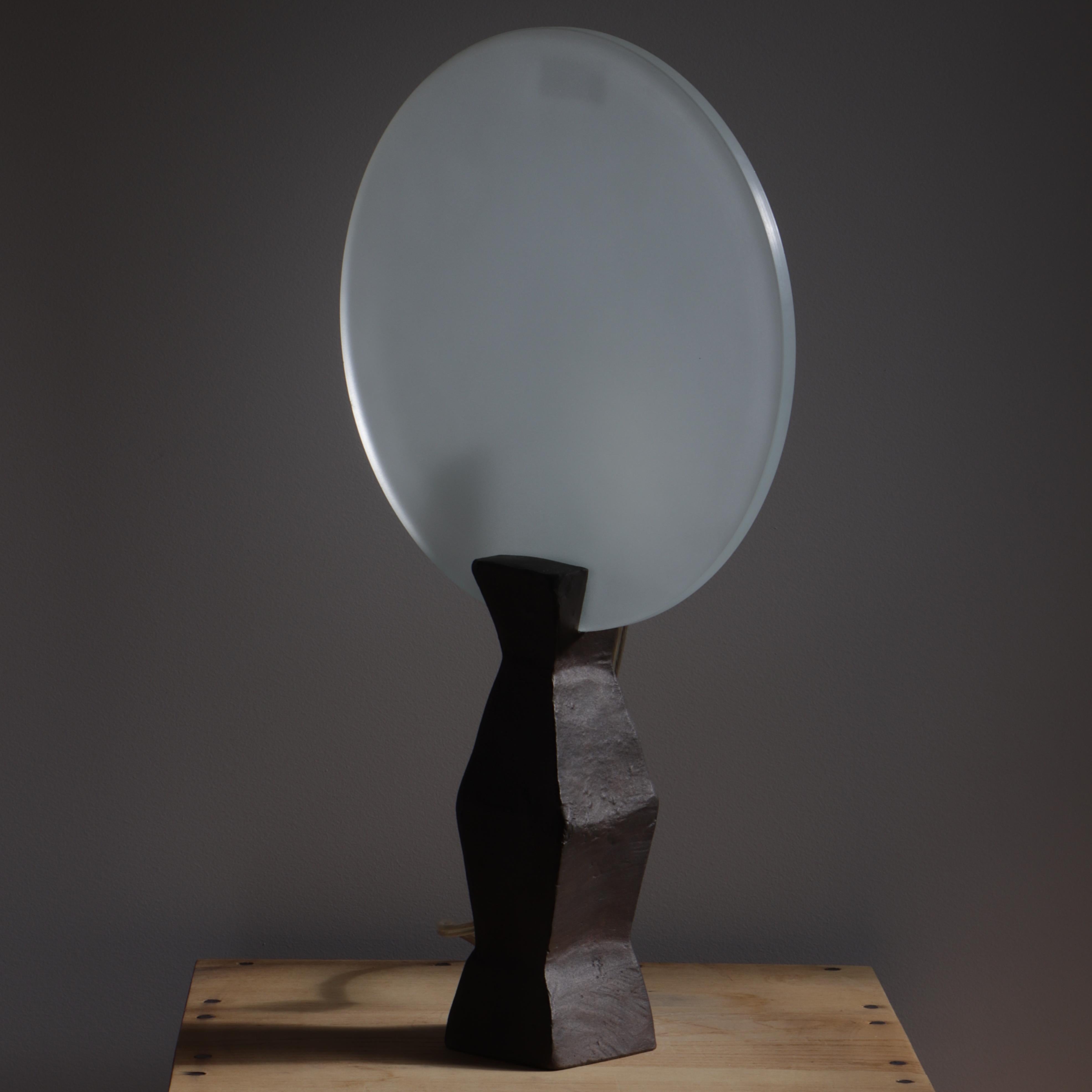 French Bronze « Lune » Lamp - Garouste et Bonetti