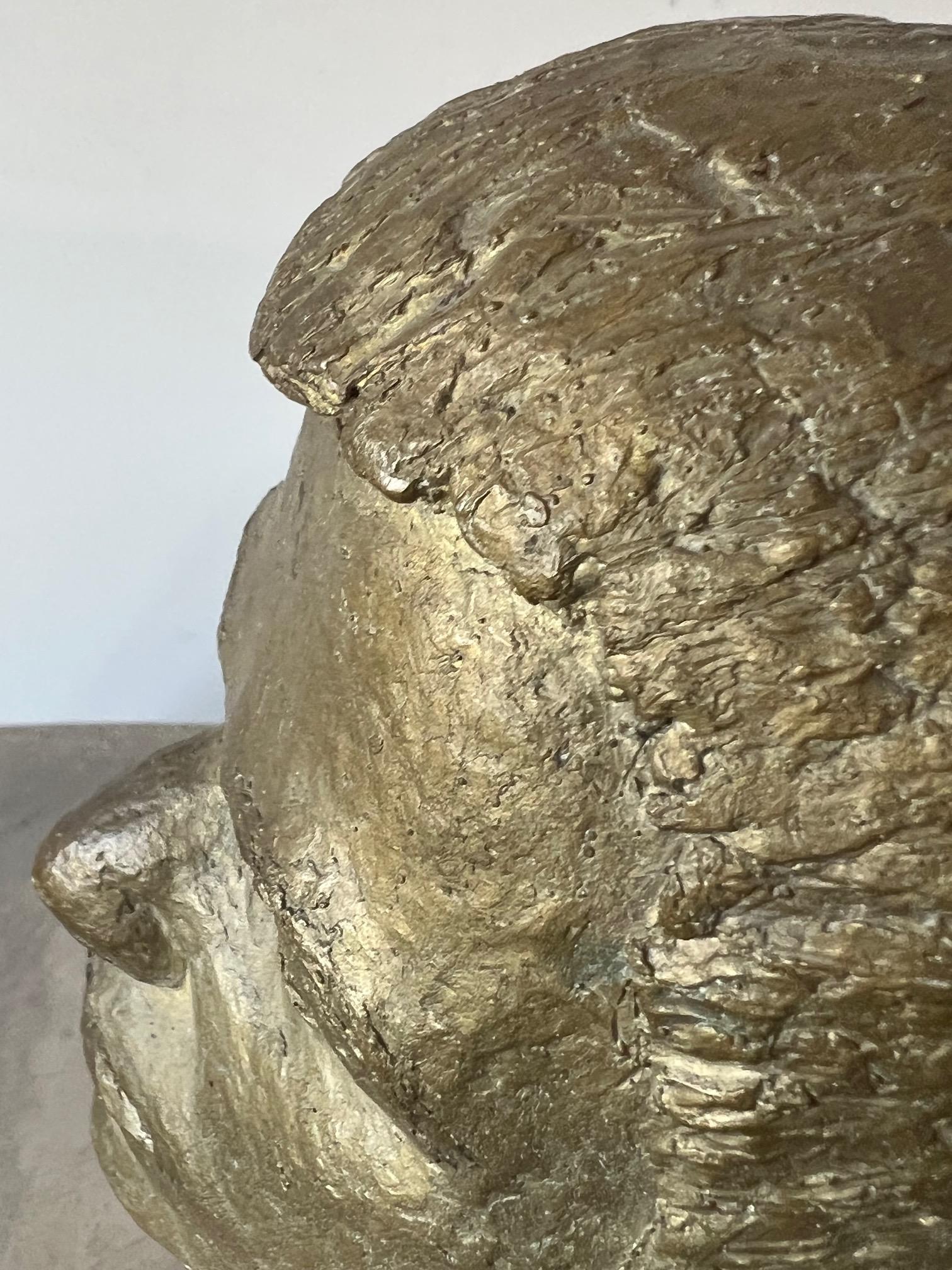 Buste masculin en bronze d'Anne Van Kleeck, années 1960 en vente 3