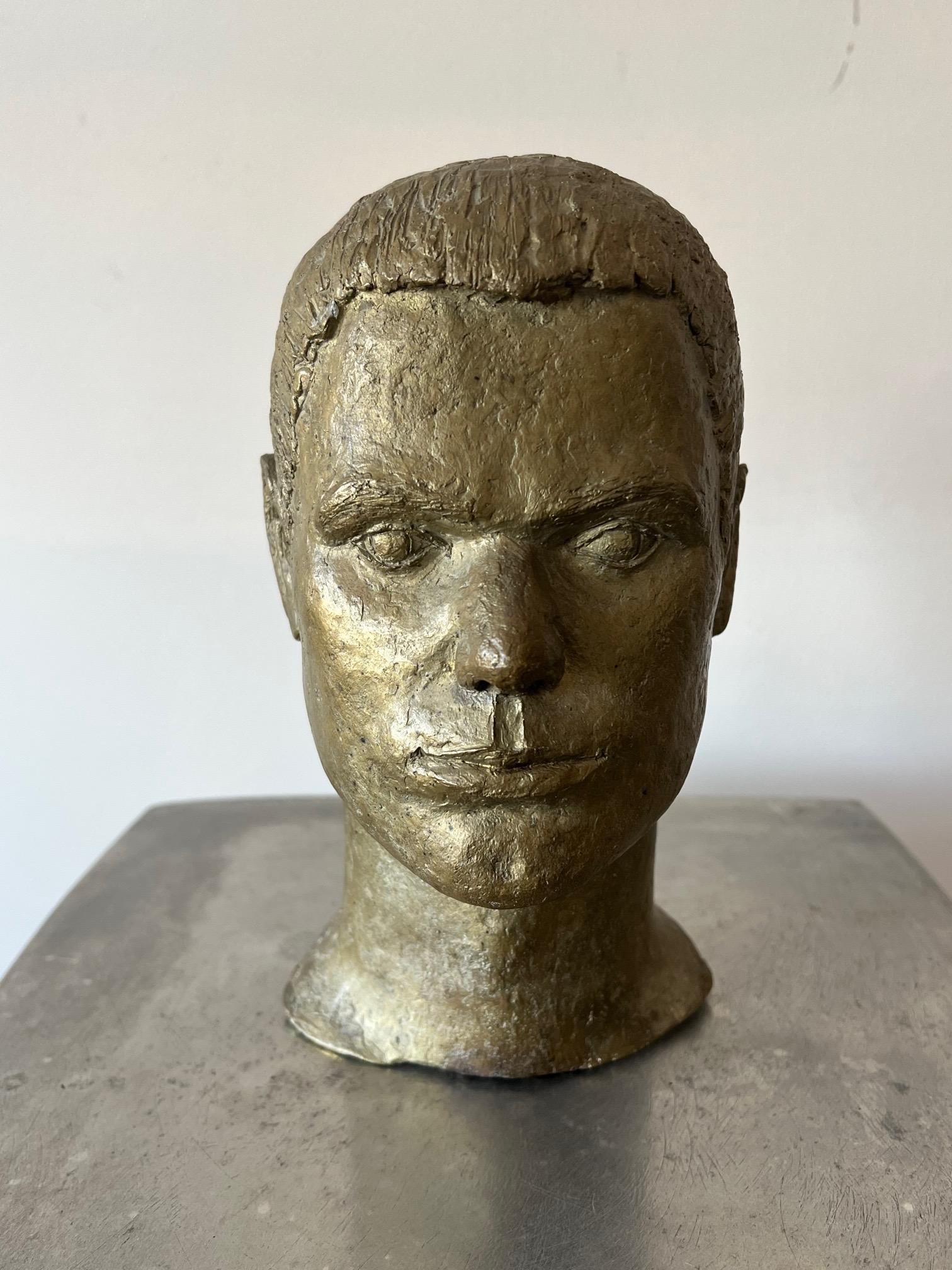 Buste masculin en bronze d'Anne Van Kleeck, années 1960 en vente 4