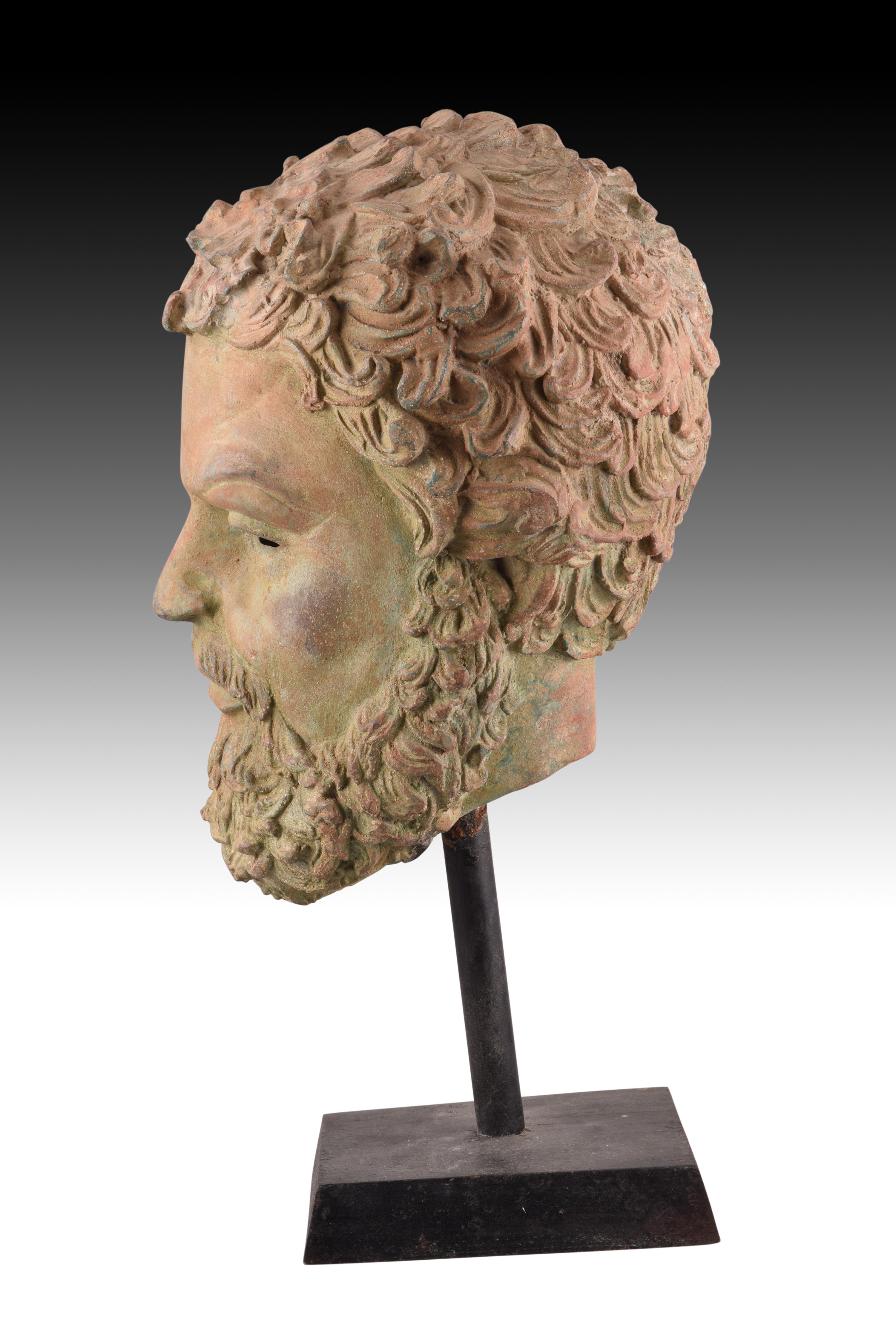 Other Bronze Male Head, 20th Century