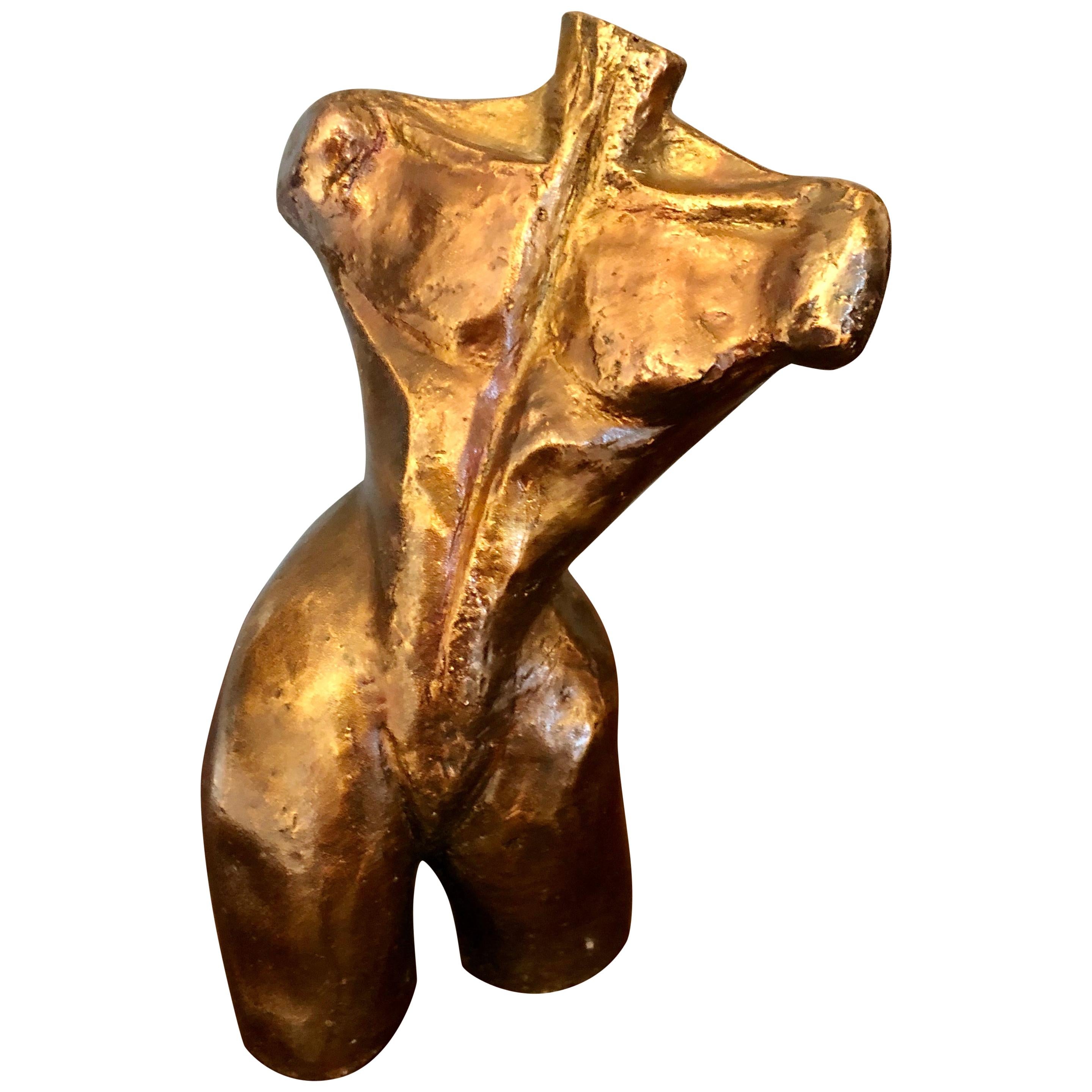 Bronze Male Nude Torso