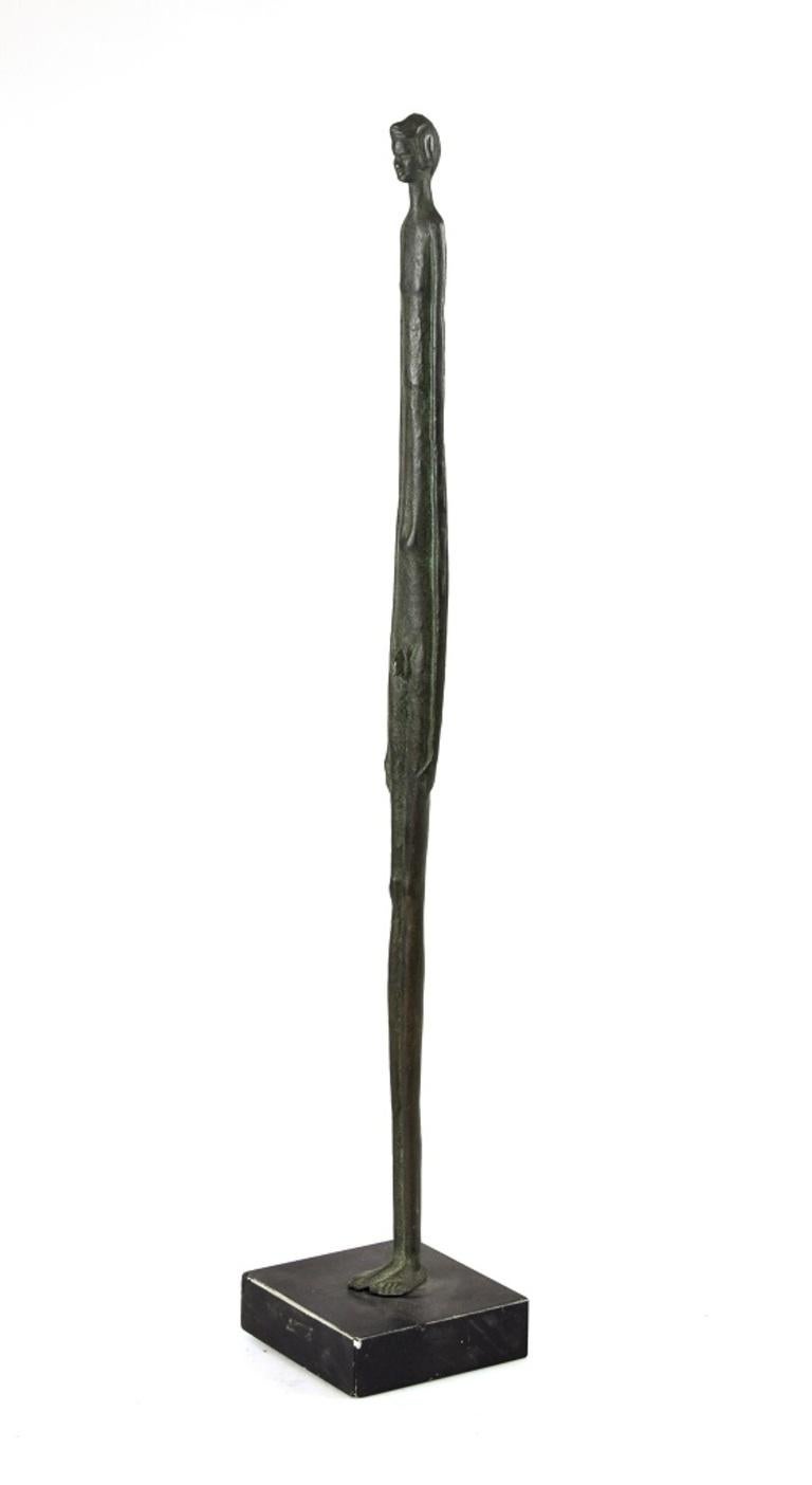 Italiano Statua maschile in bronzo, anni '60