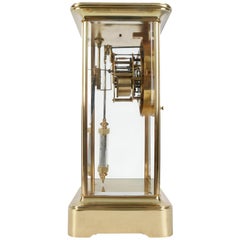 Bronze mantel clock, Vincenti & Cie, France, 1880s - 1890s