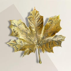 Bronze Maple Leaf Dish