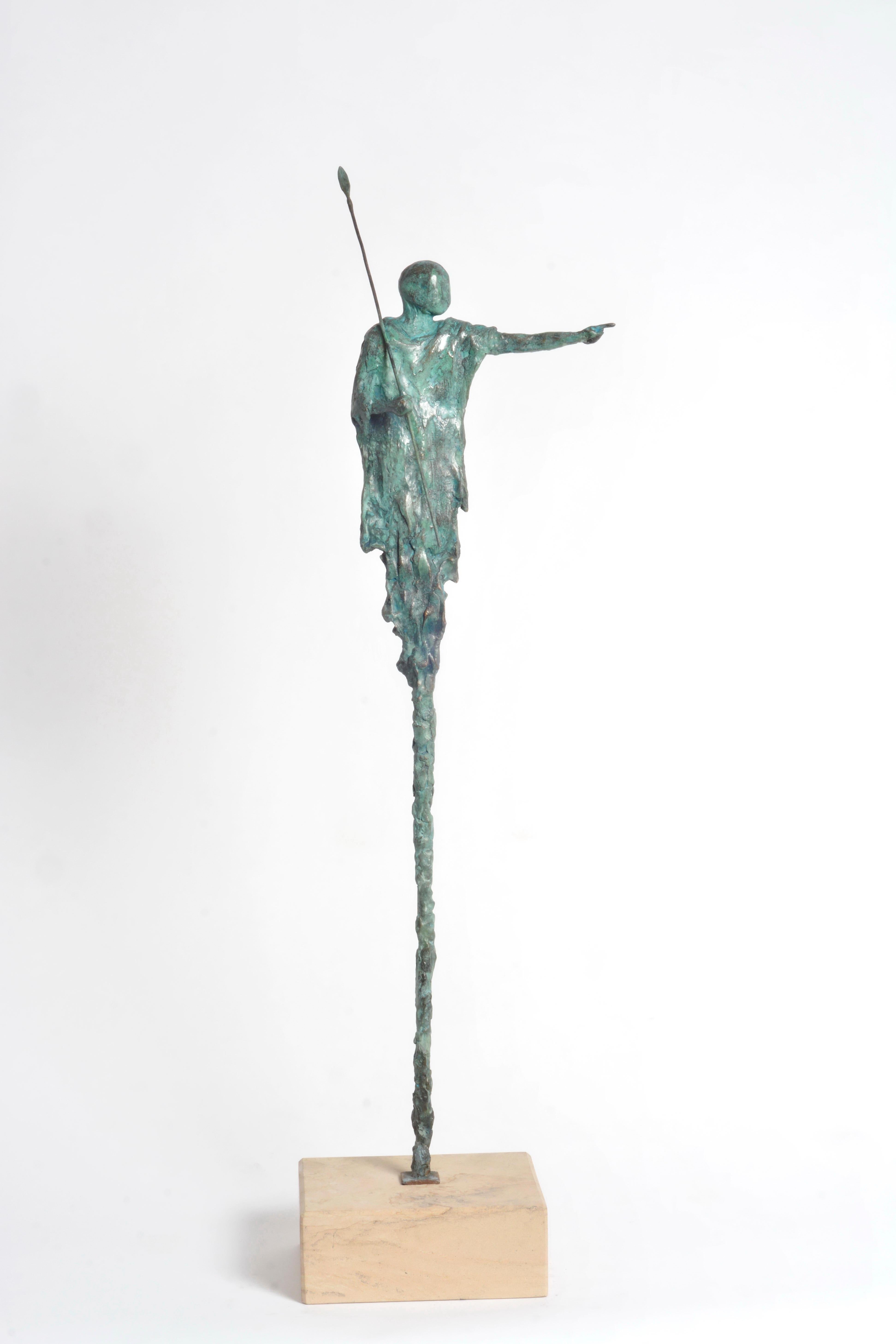 Bronzo Guerriero Masai di bronzo in vendita