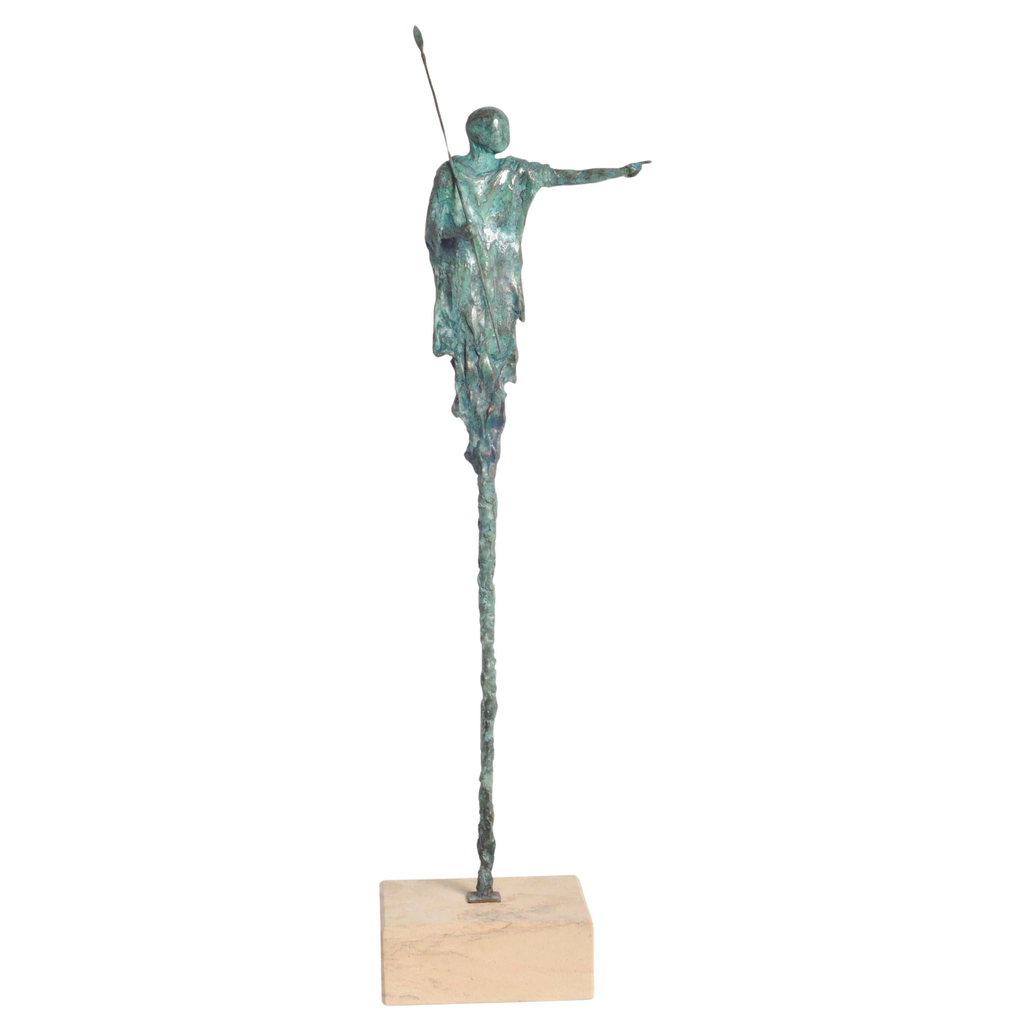 Guerriero Masai di bronzo in vendita