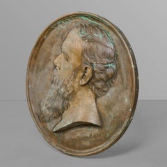 Bronze Medallion of Henry Baer