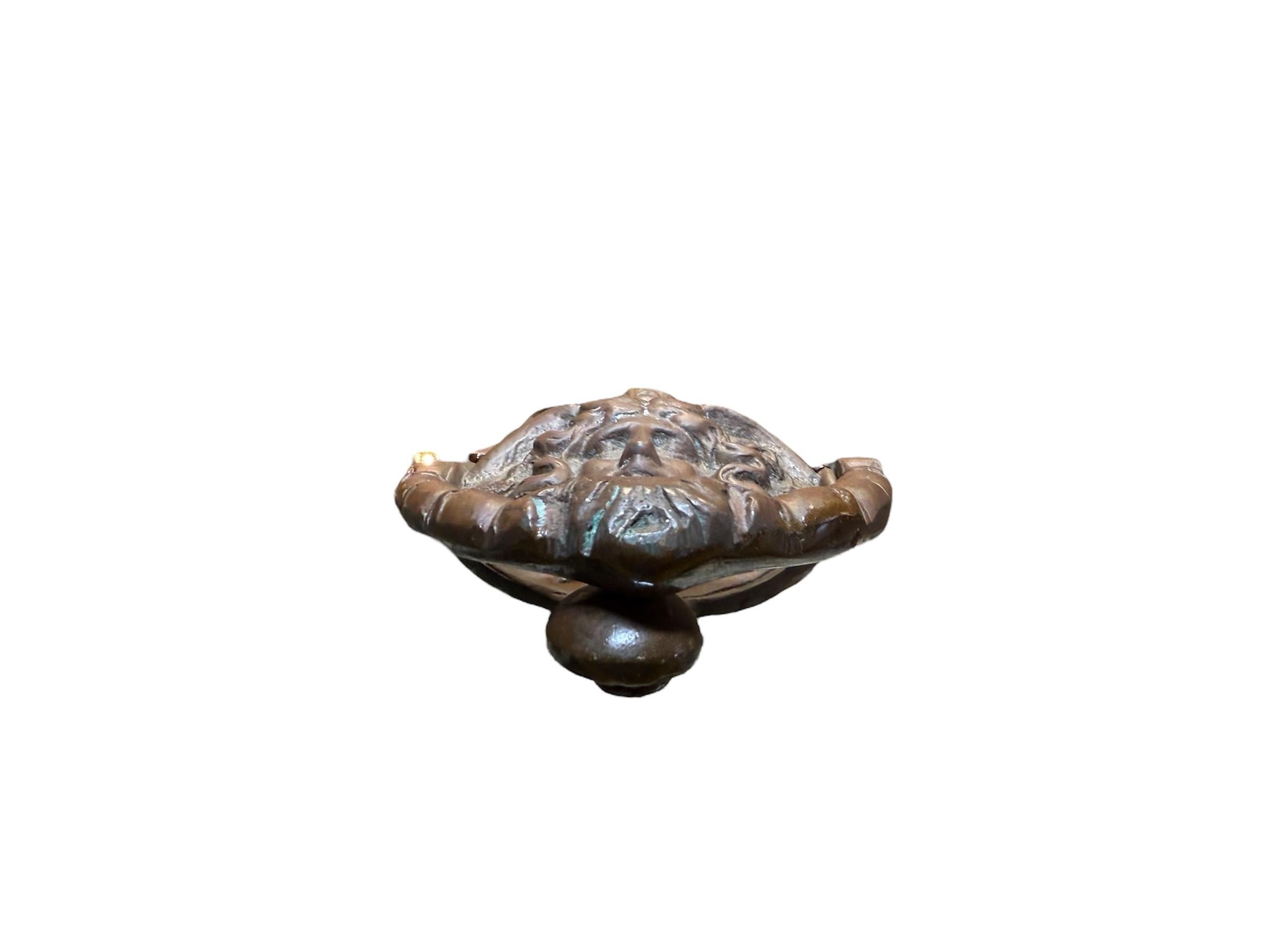 Greek Revival Bronze Medusa Door Knocker For Sale