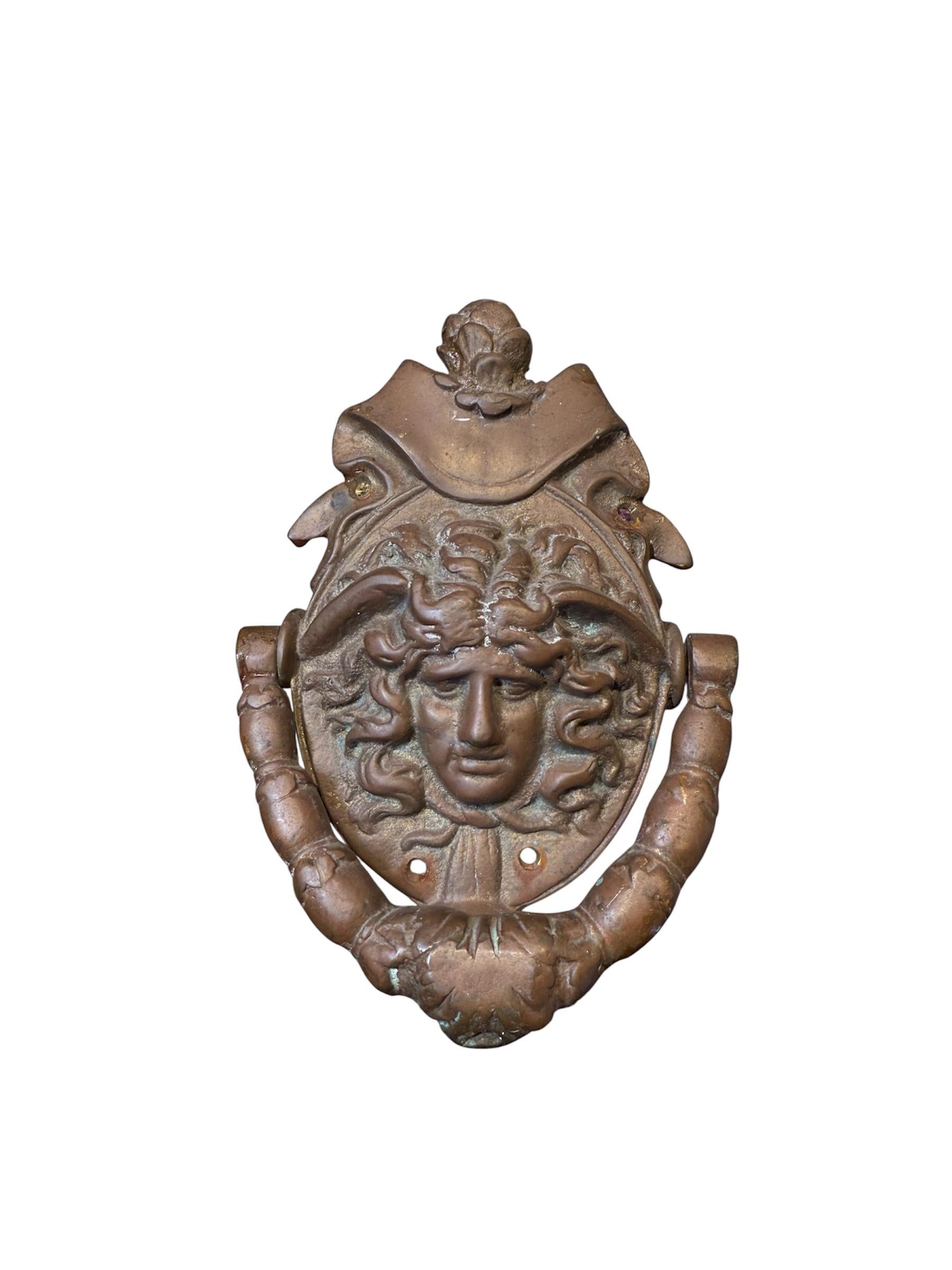 Bronze Medusa Door Knocker For Sale 1