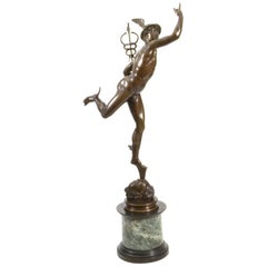 Bronze Mercury Signed Beneditto Borschetti