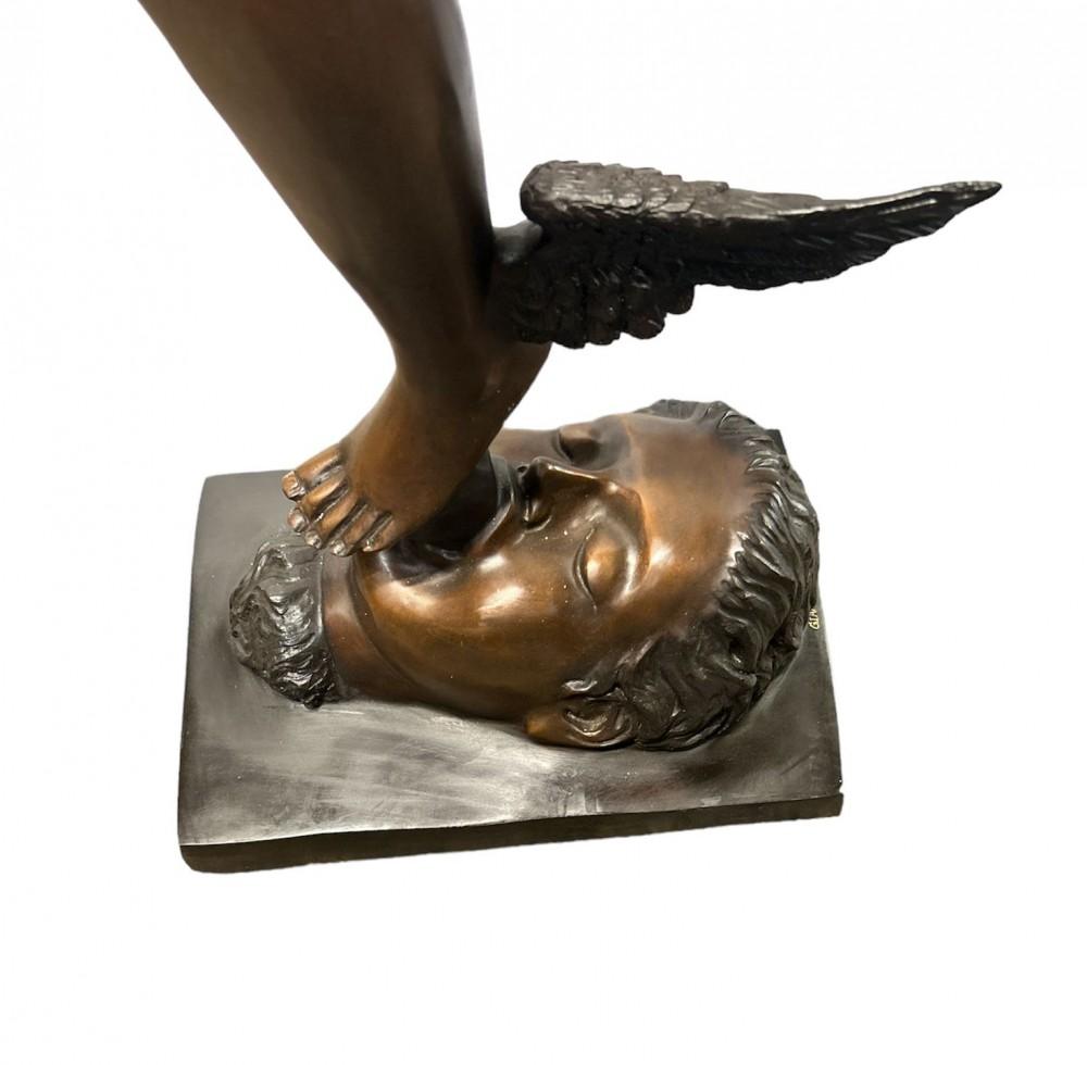 Bronze Mercury Statue Hermes Classical Art Giambologna For Sale 4