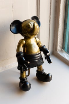 Bronze Mickey Mouse Figure, Attributed to Hagenauer Vienna, Austria, circa 1930